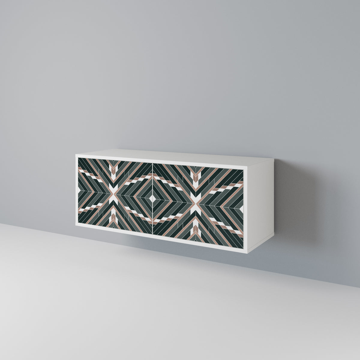 DIMENSION DELIGHTS Compact 2-Door TV Cabinet