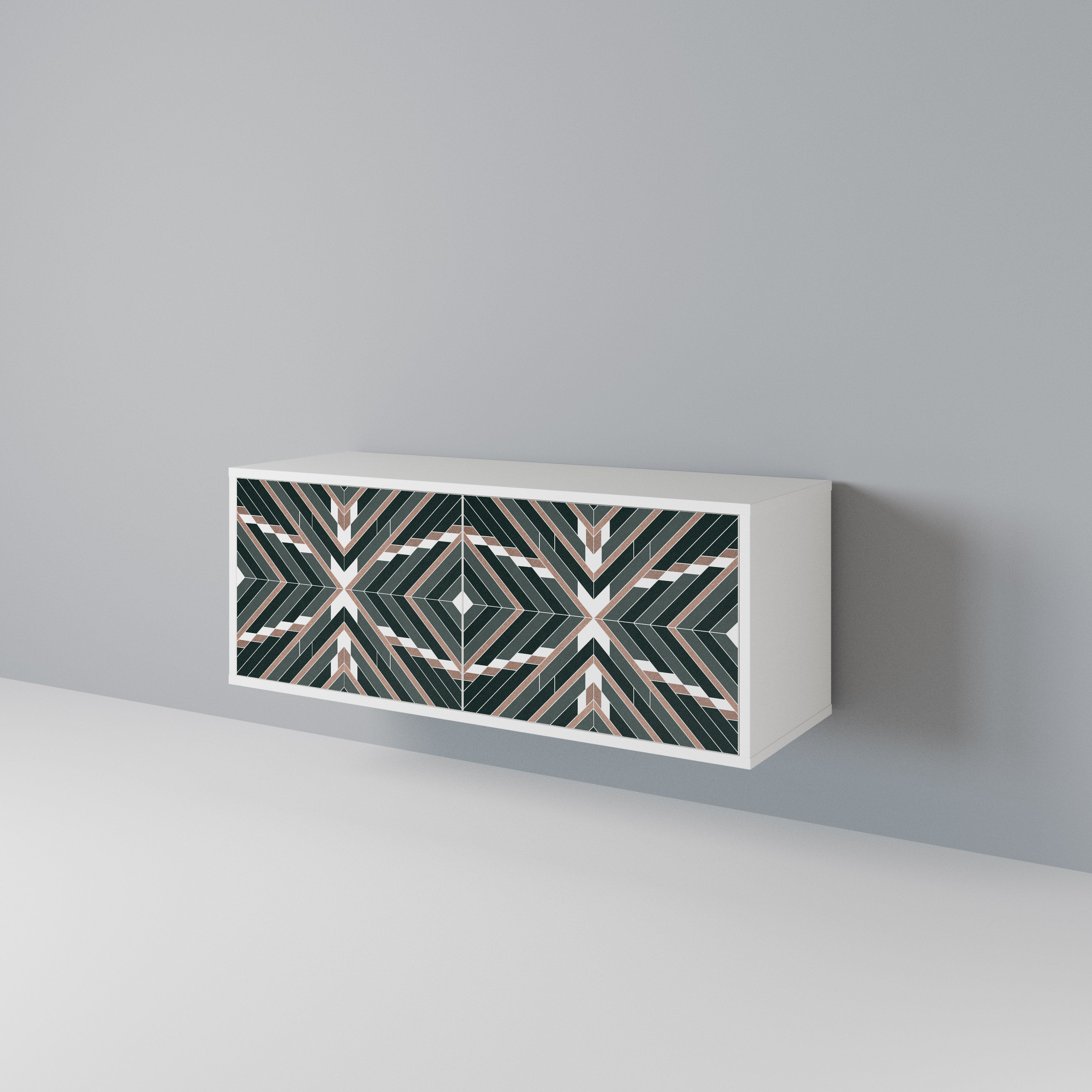 DIMENSION DELIGHTS Compact 2-Door TV Cabinet