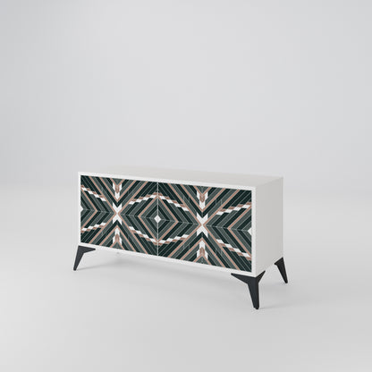 DIMENSION DELIGHTS Compact 2-Door TV Cabinet