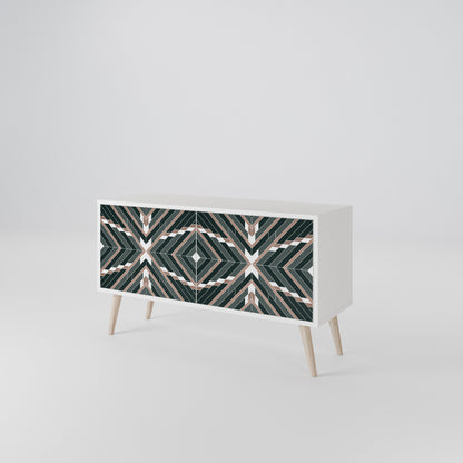 DIMENSION DELIGHTS Compact 2-Door TV Cabinet