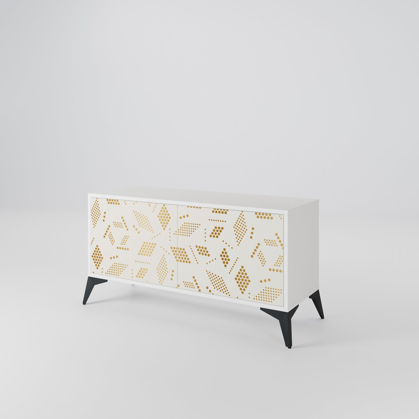 SPOTTED DAZE Compact 2-Door TV Cabinet