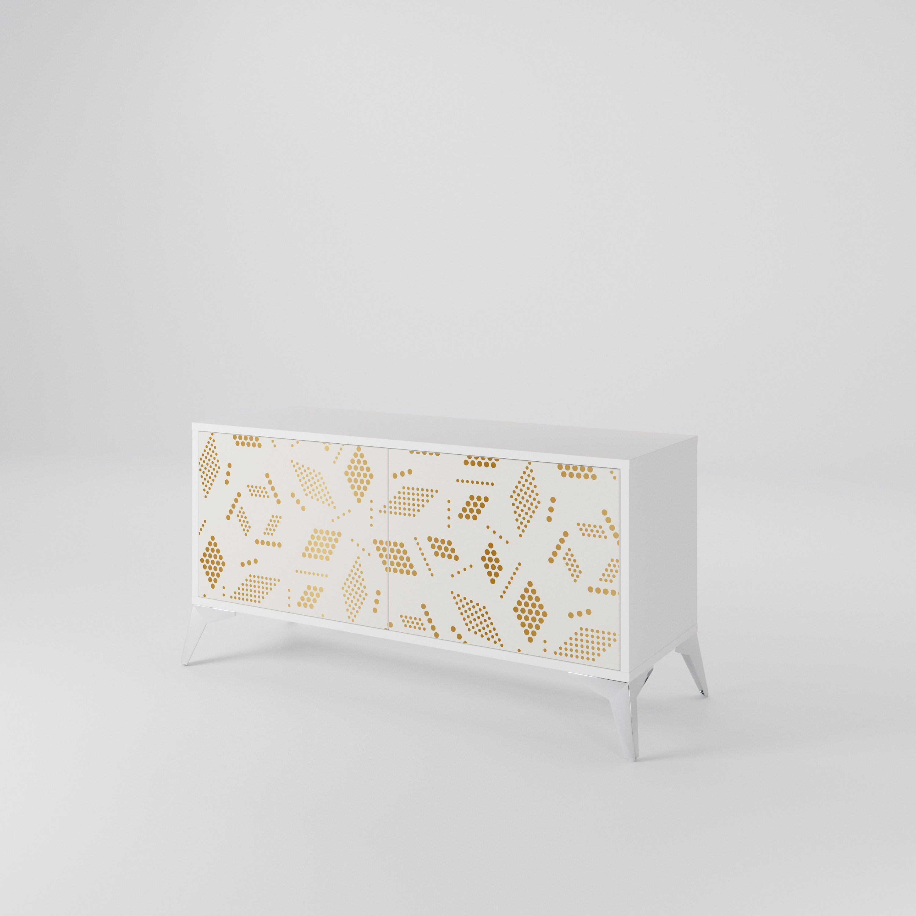 SPOTTED DAZE Compact 2-Door TV Cabinet
