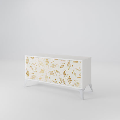 SPOTTED DAZE Compact 2-Door TV Cabinet