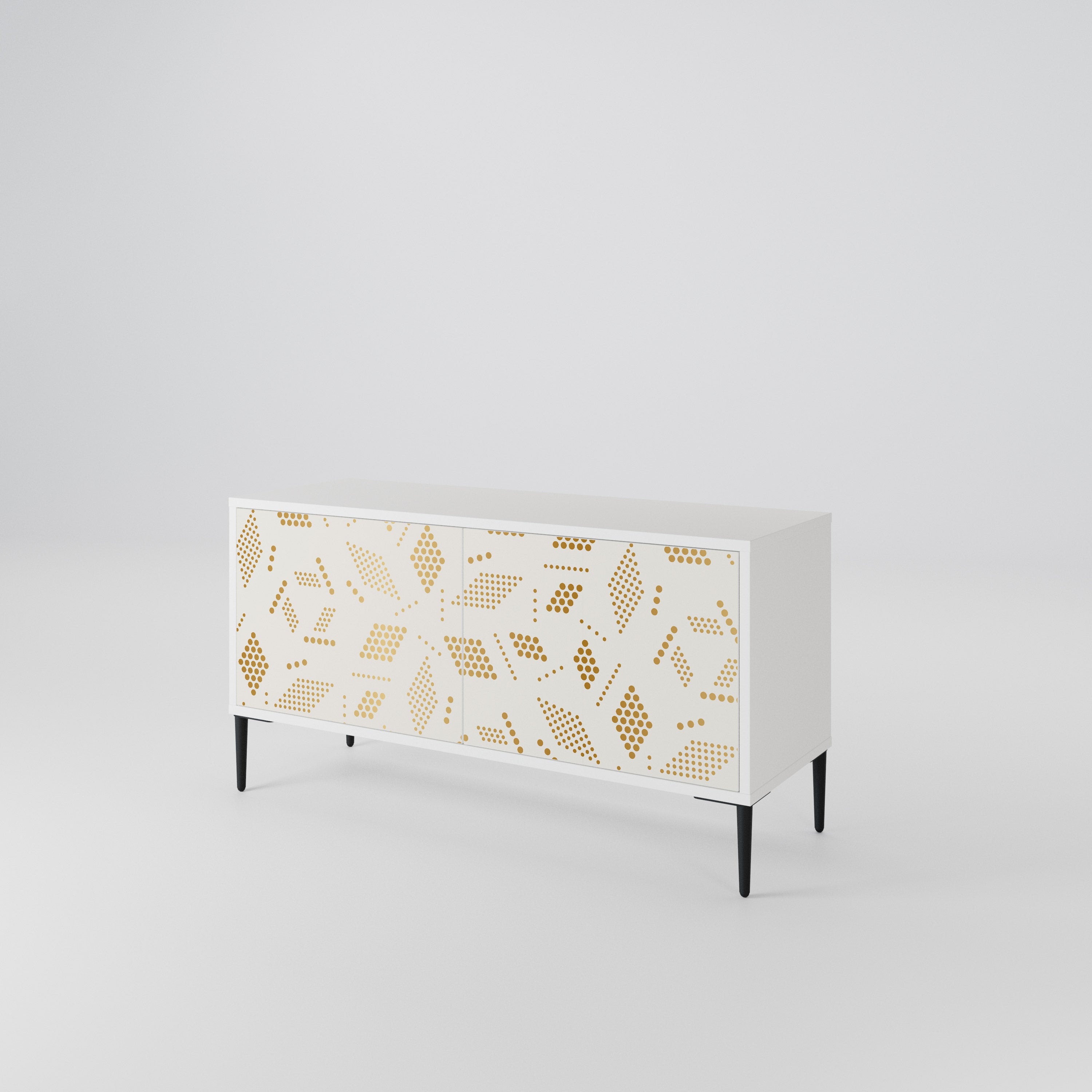 SPOTTED DAZE Compact 2-Door TV Cabinet