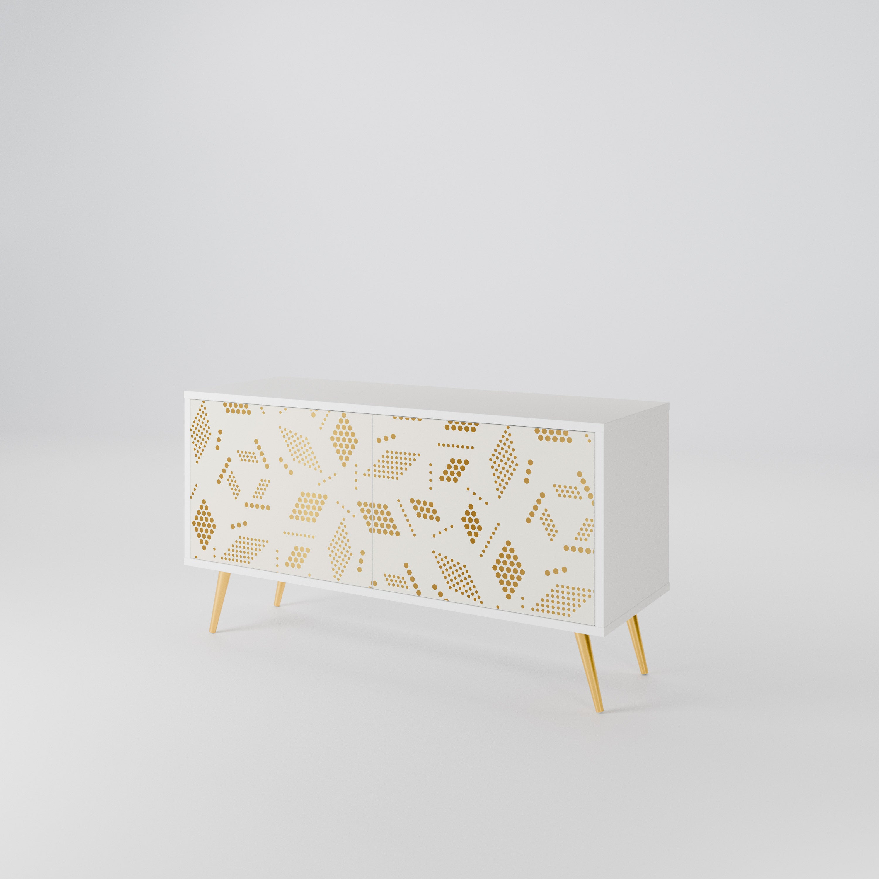 SPOTTED DAZE Compact 2-Door TV Cabinet