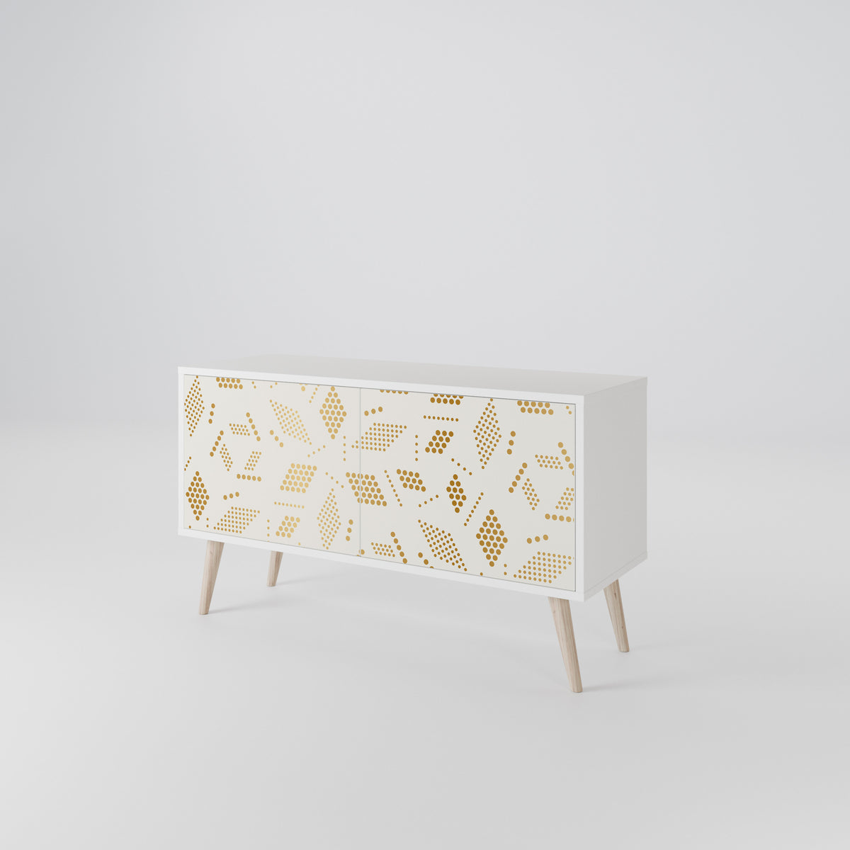 SPOTTED DAZE Compact 2-Door TV Cabinet