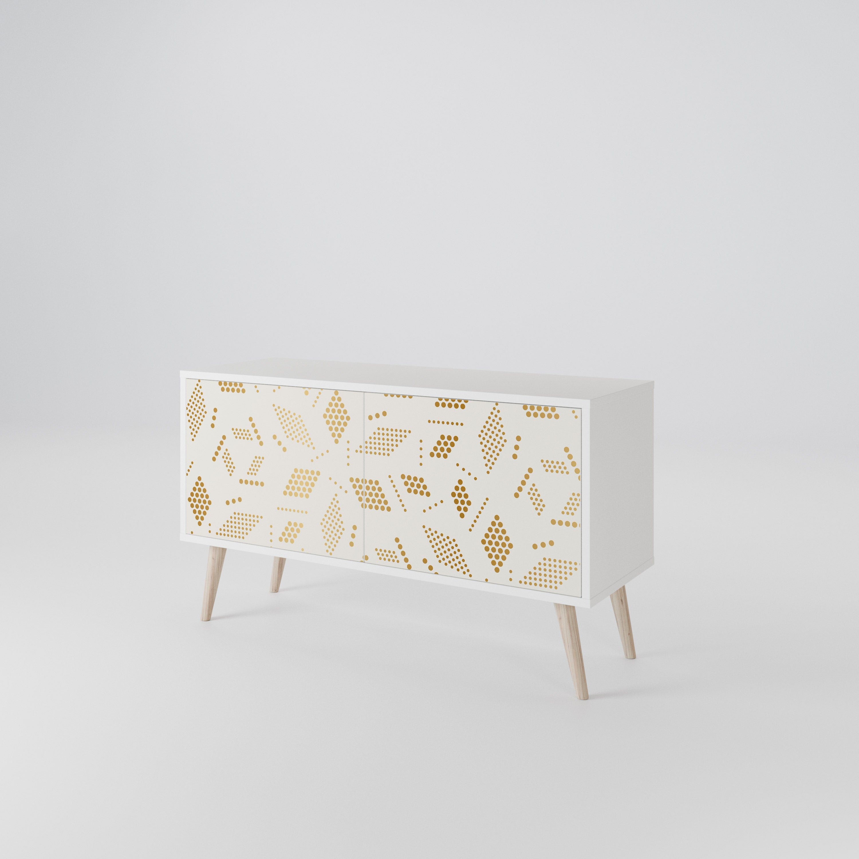 SPOTTED DAZE Compact 2-Door TV Cabinet