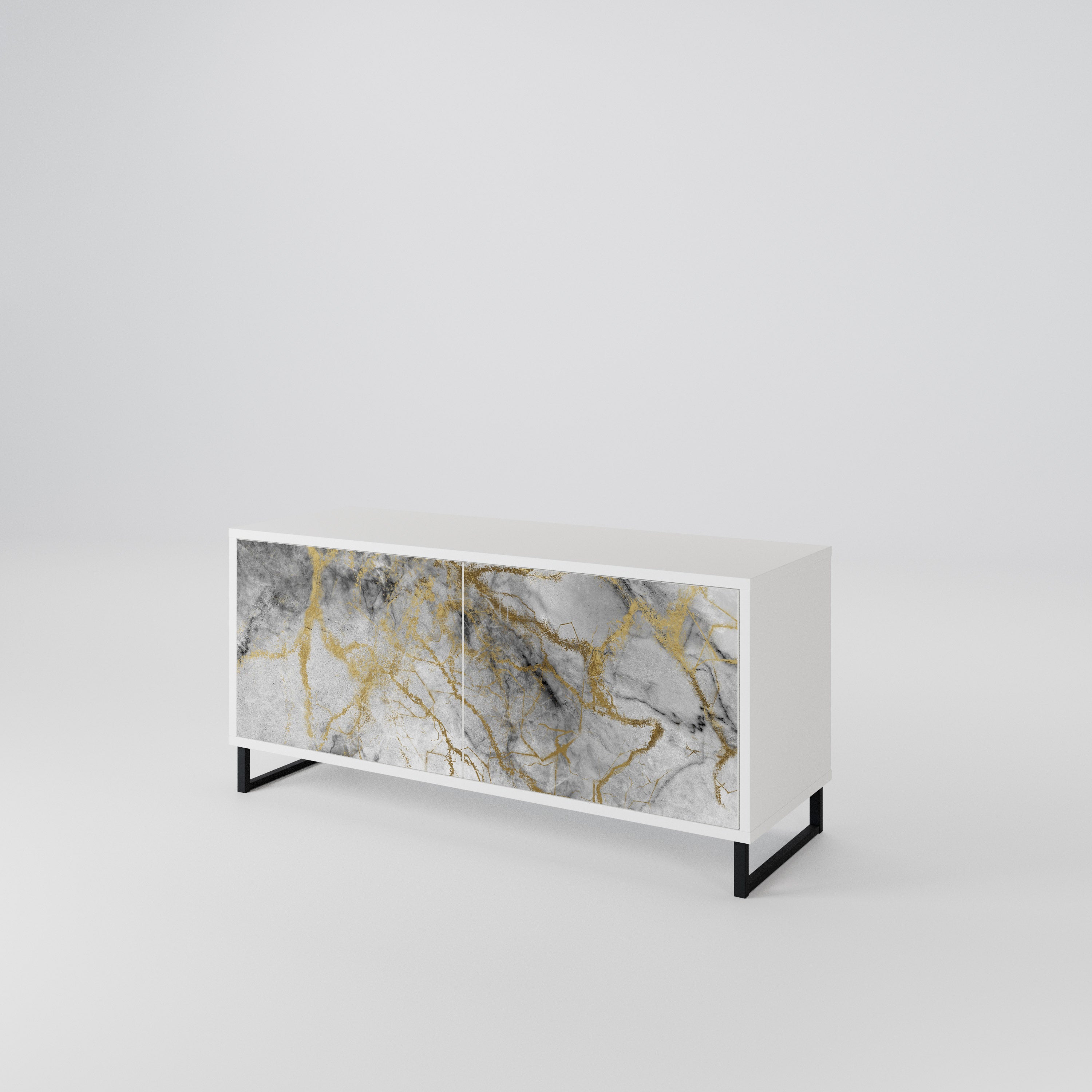 TIMELESS GLIDE Compact 2-Door TV Cabinet