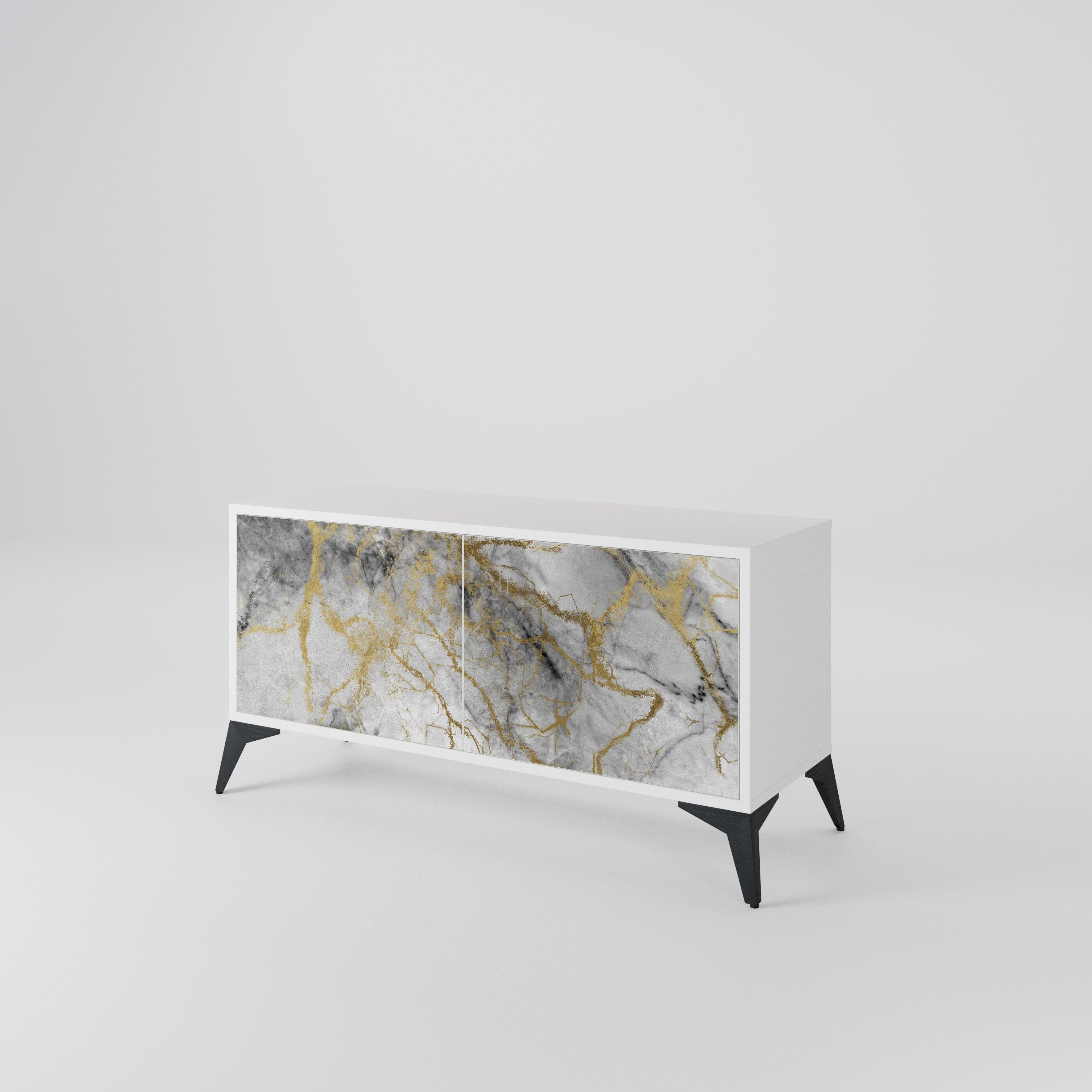 TIMELESS GLIDE Compact 2-Door TV Cabinet