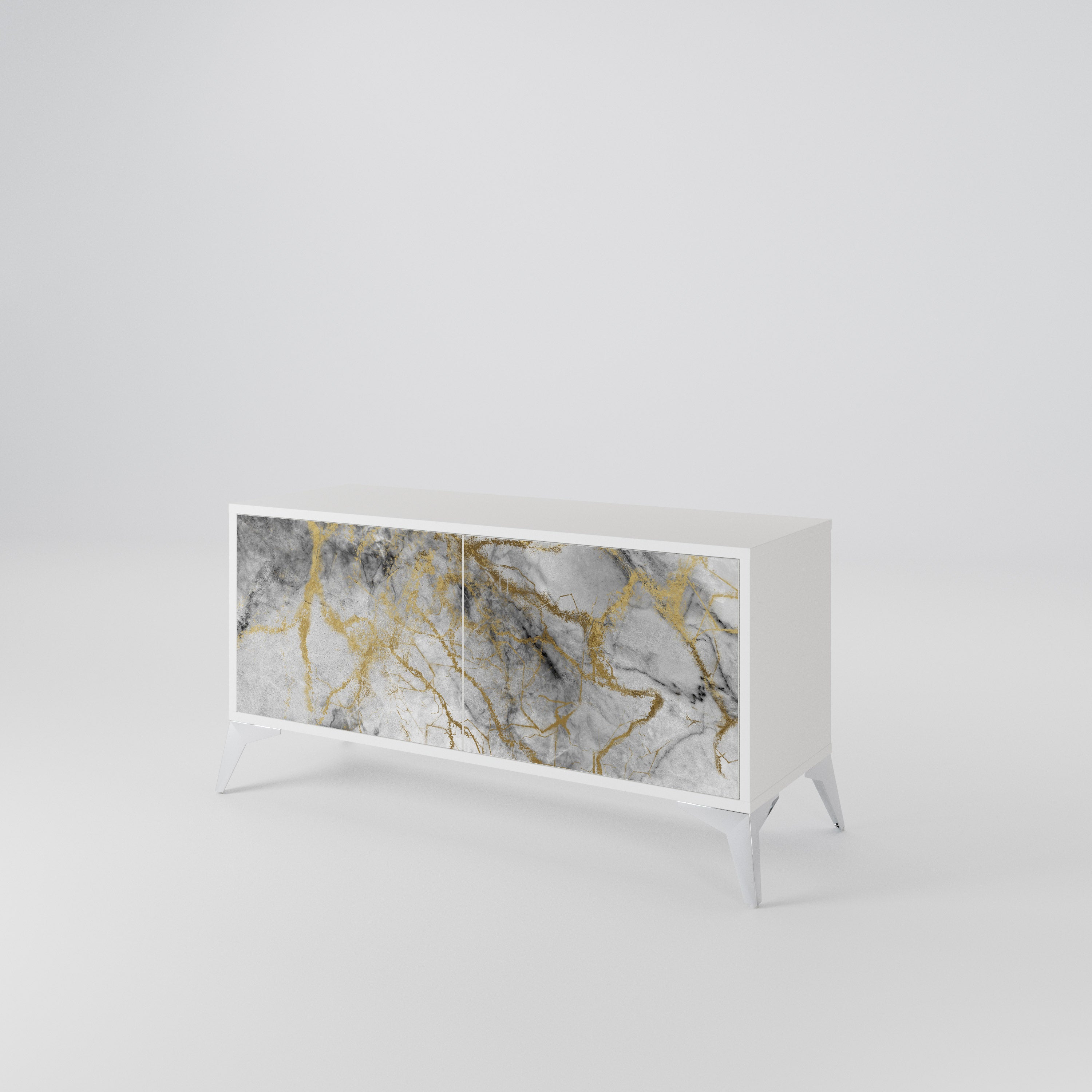 TIMELESS GLIDE Compact 2-Door TV Cabinet