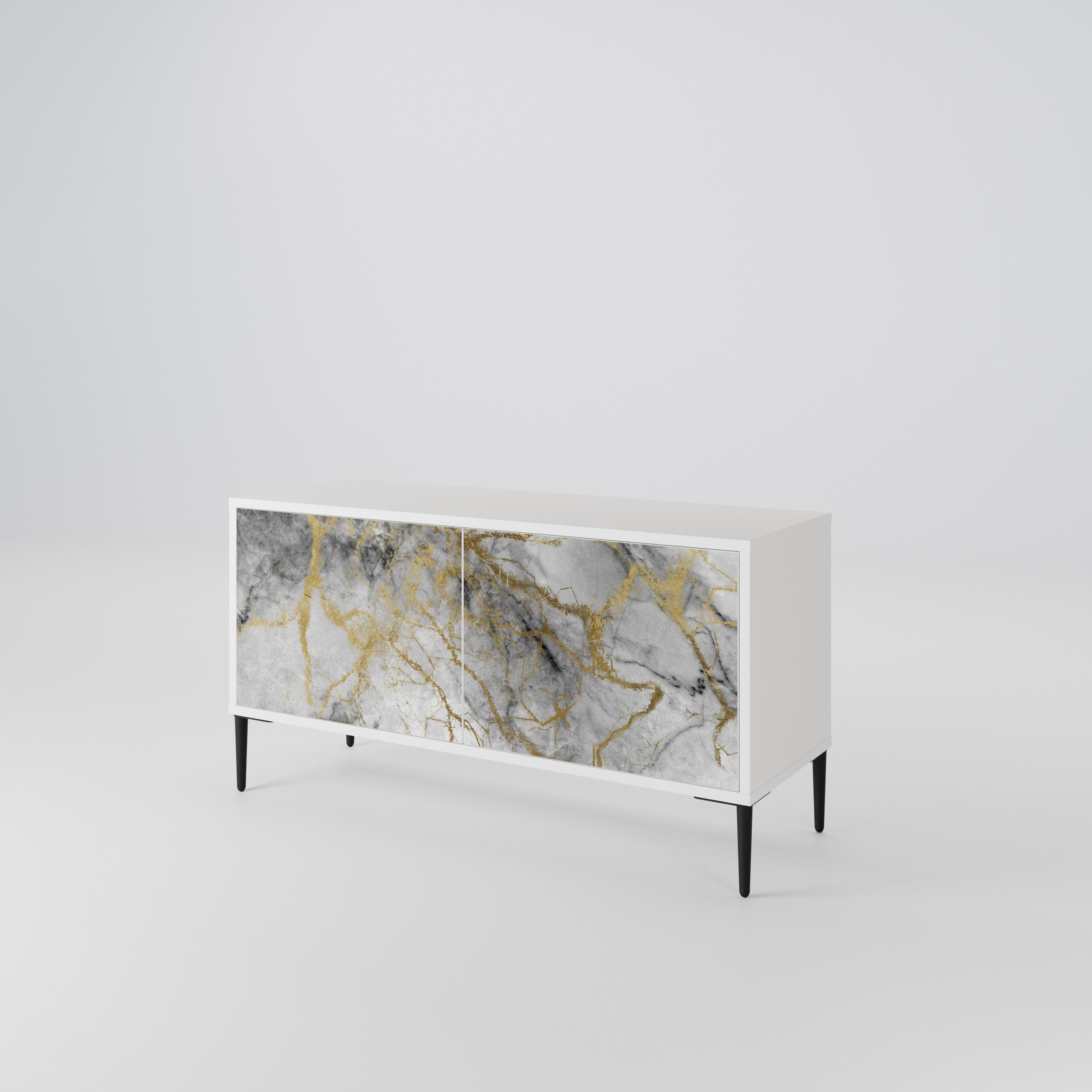 TIMELESS GLIDE Compact 2-Door TV Cabinet