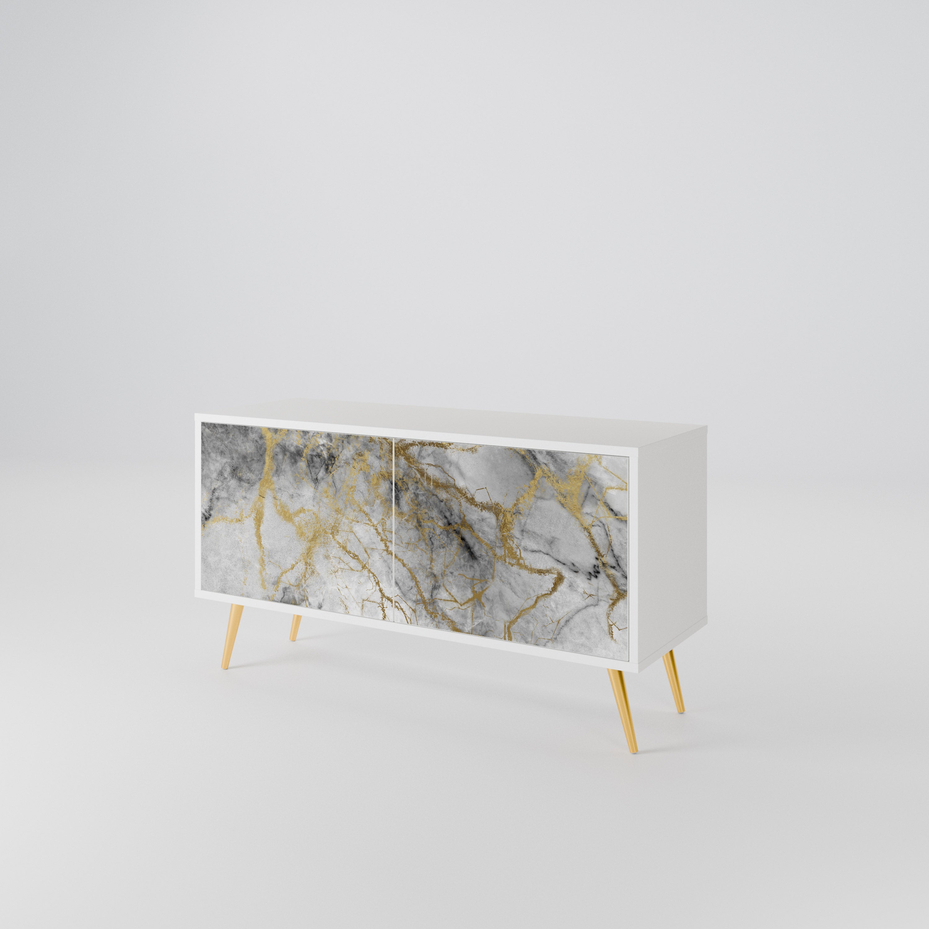 TIMELESS GLIDE Compact 2-Door TV Cabinet