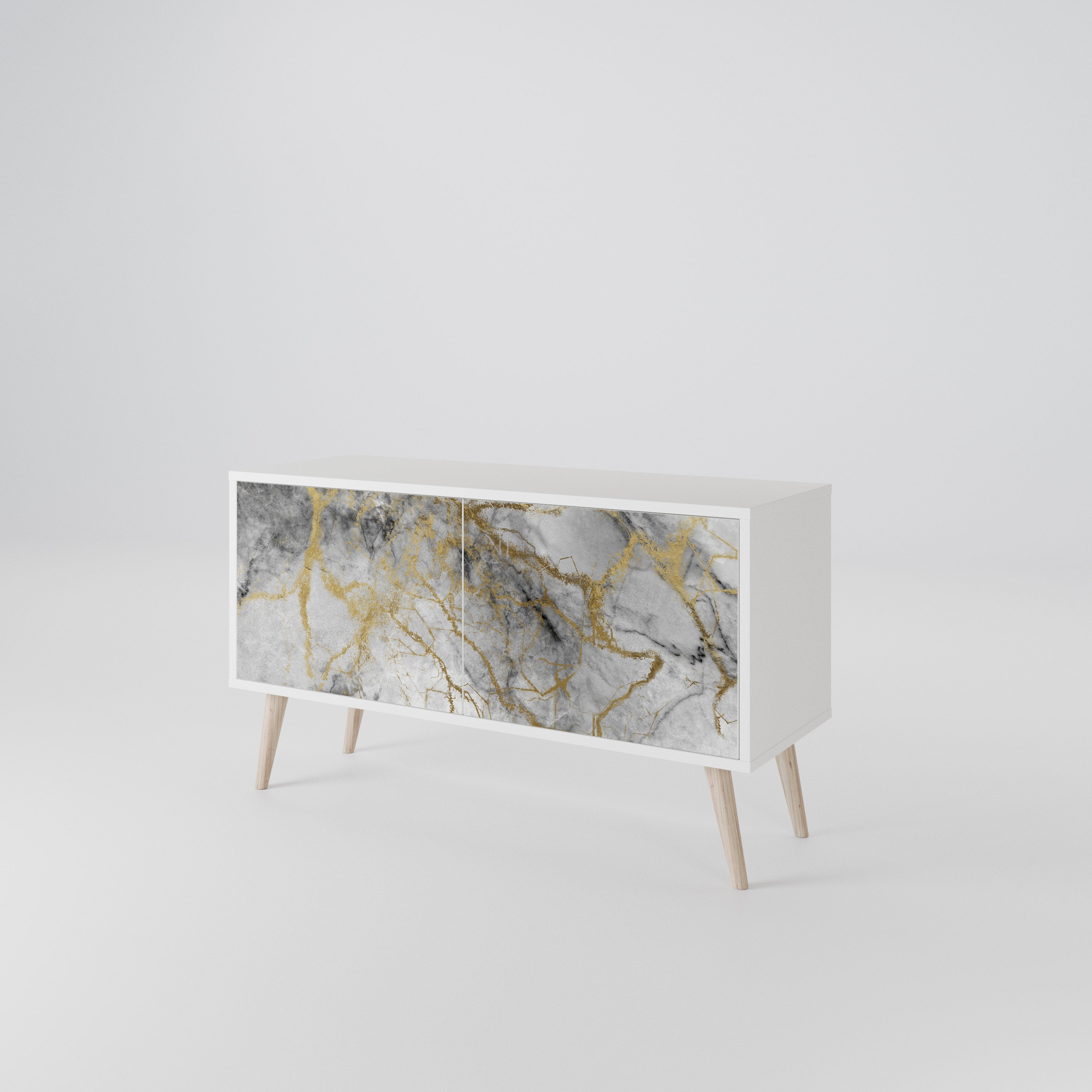 TIMELESS GLIDE Compact 2-Door TV Cabinet