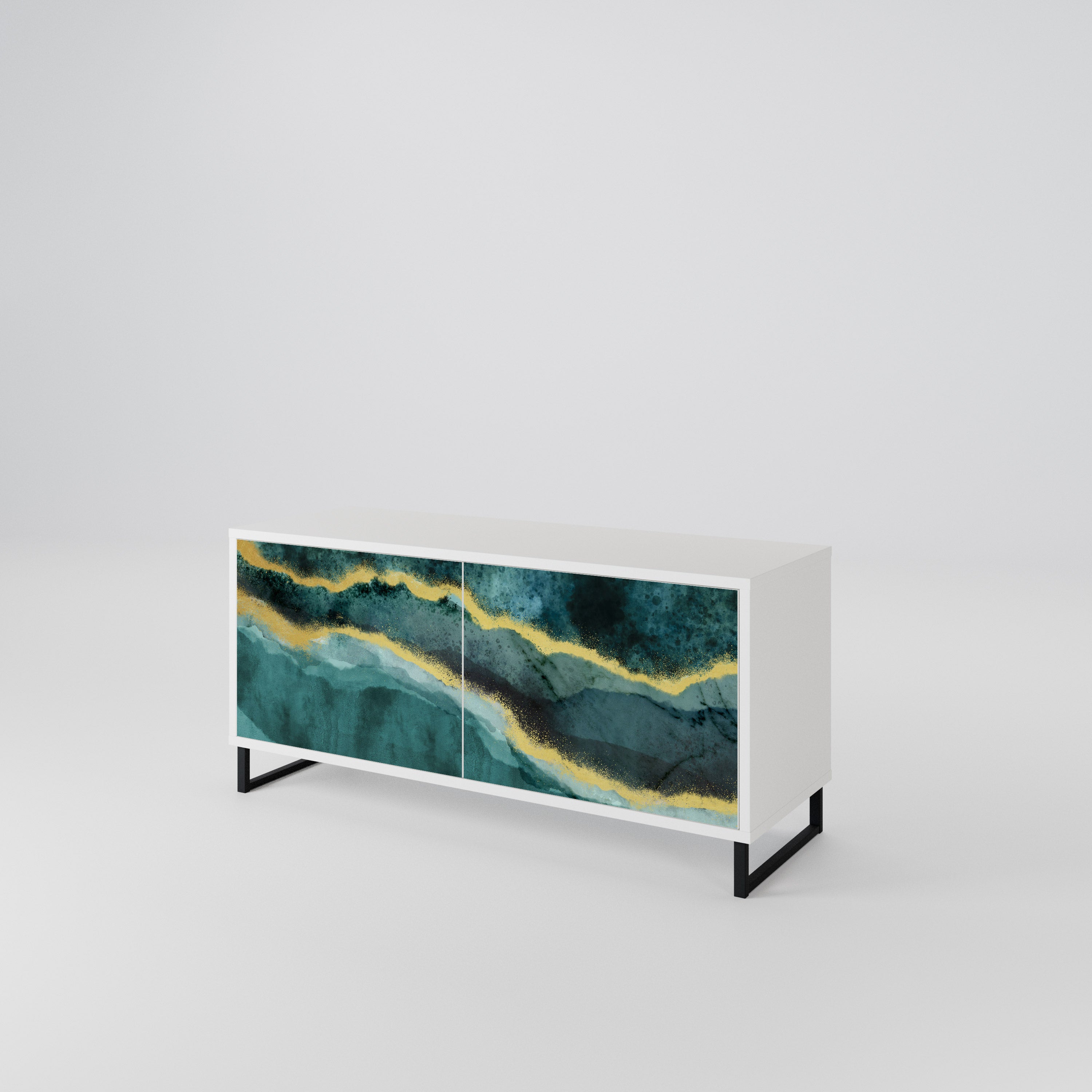 GOLDRUSH ODYSSEY Compact 2-Door TV Cabinet