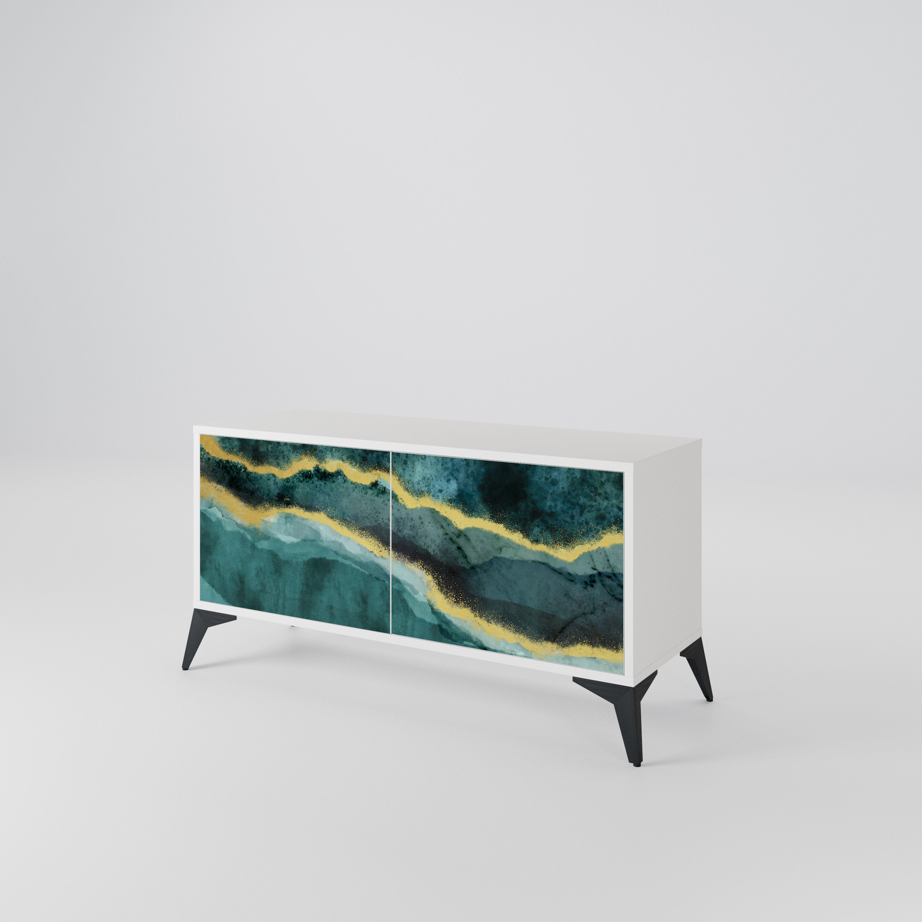 GOLDRUSH ODYSSEY Compact 2-Door TV Cabinet