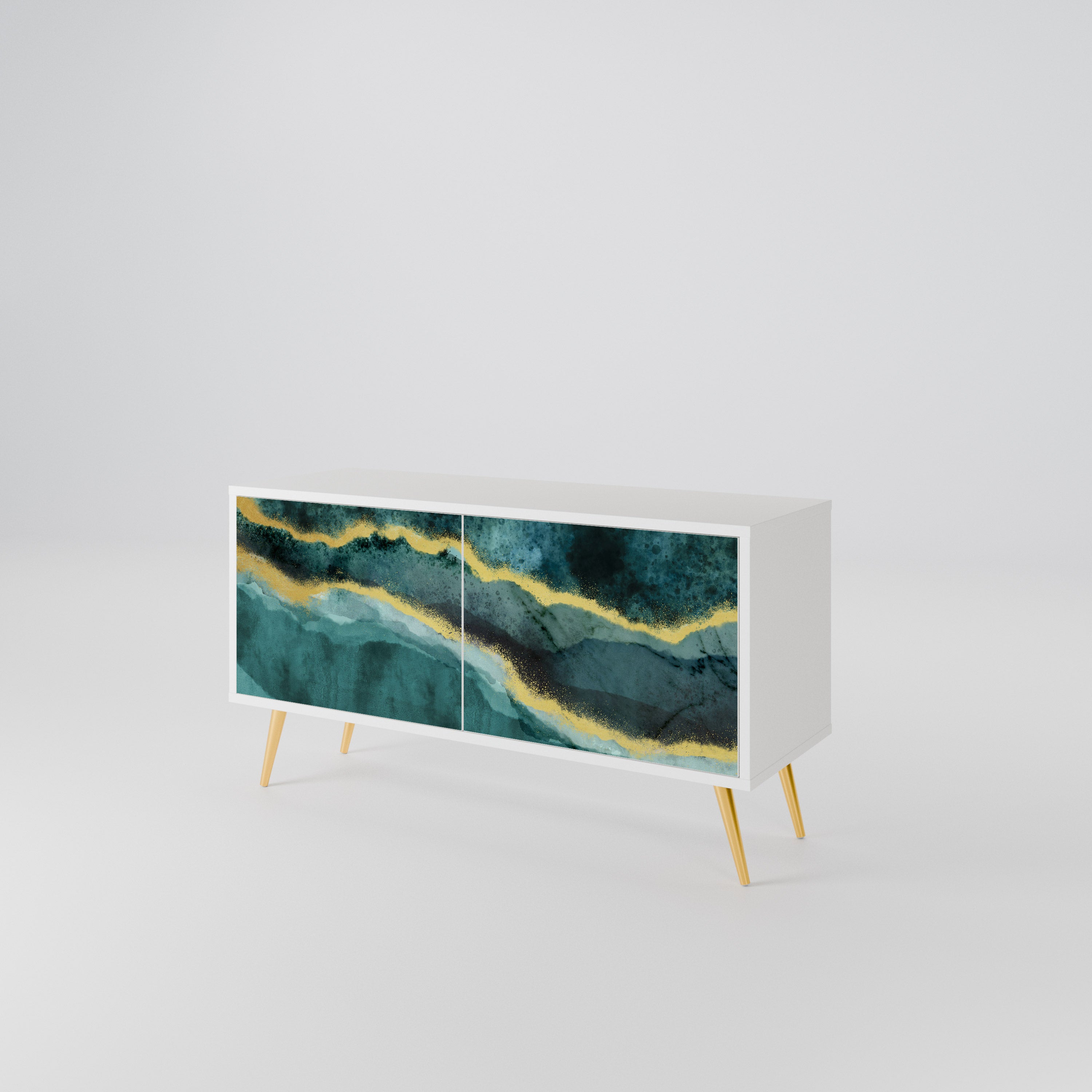 GOLDRUSH ODYSSEY Compact 2-Door TV Cabinet