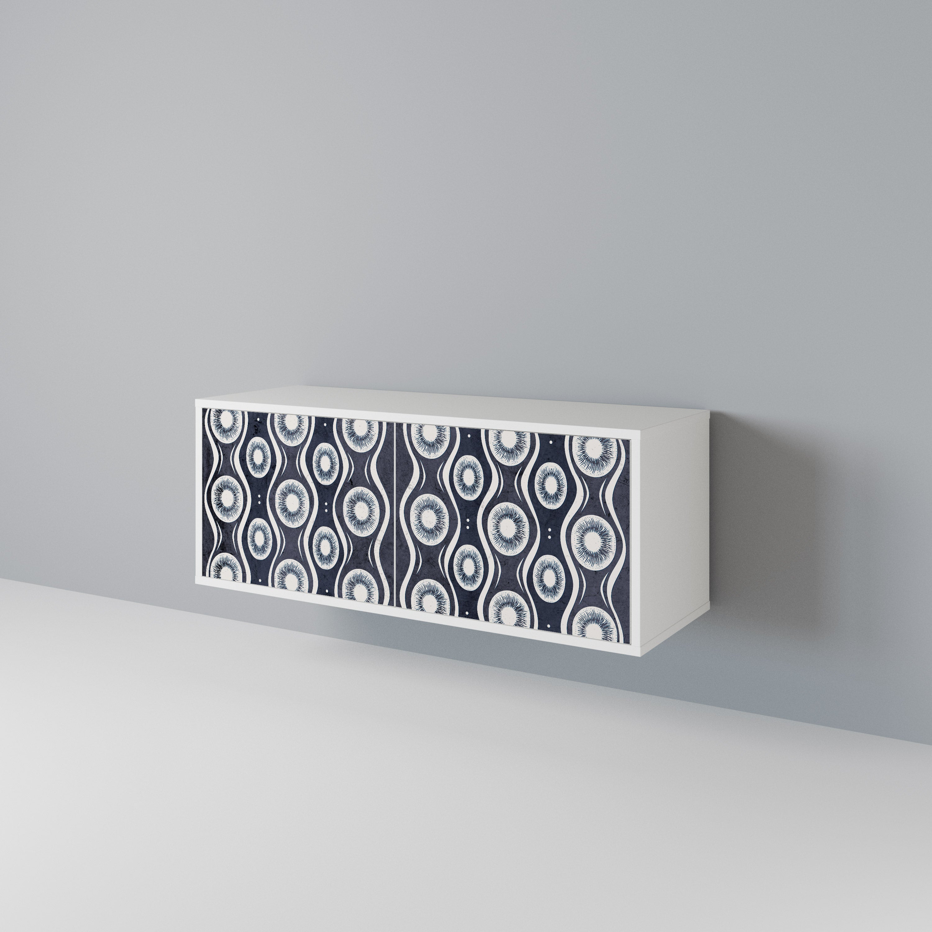 GRAPHITE EYES Compact 2-Door TV Cabinet