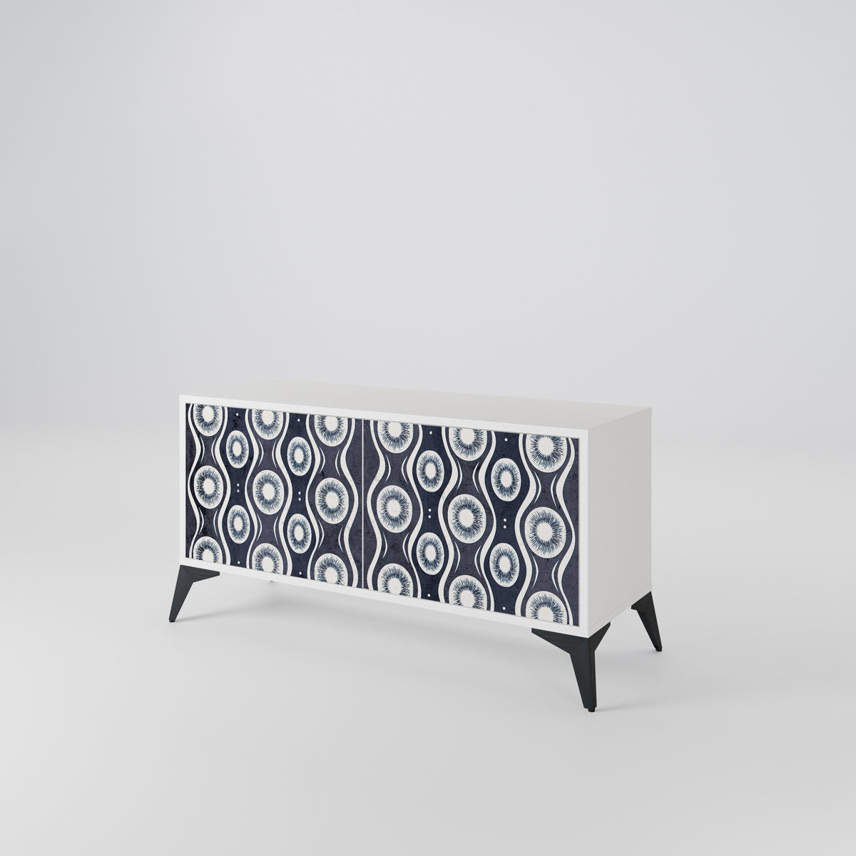GRAPHITE EYES Compact 2-Door TV Cabinet