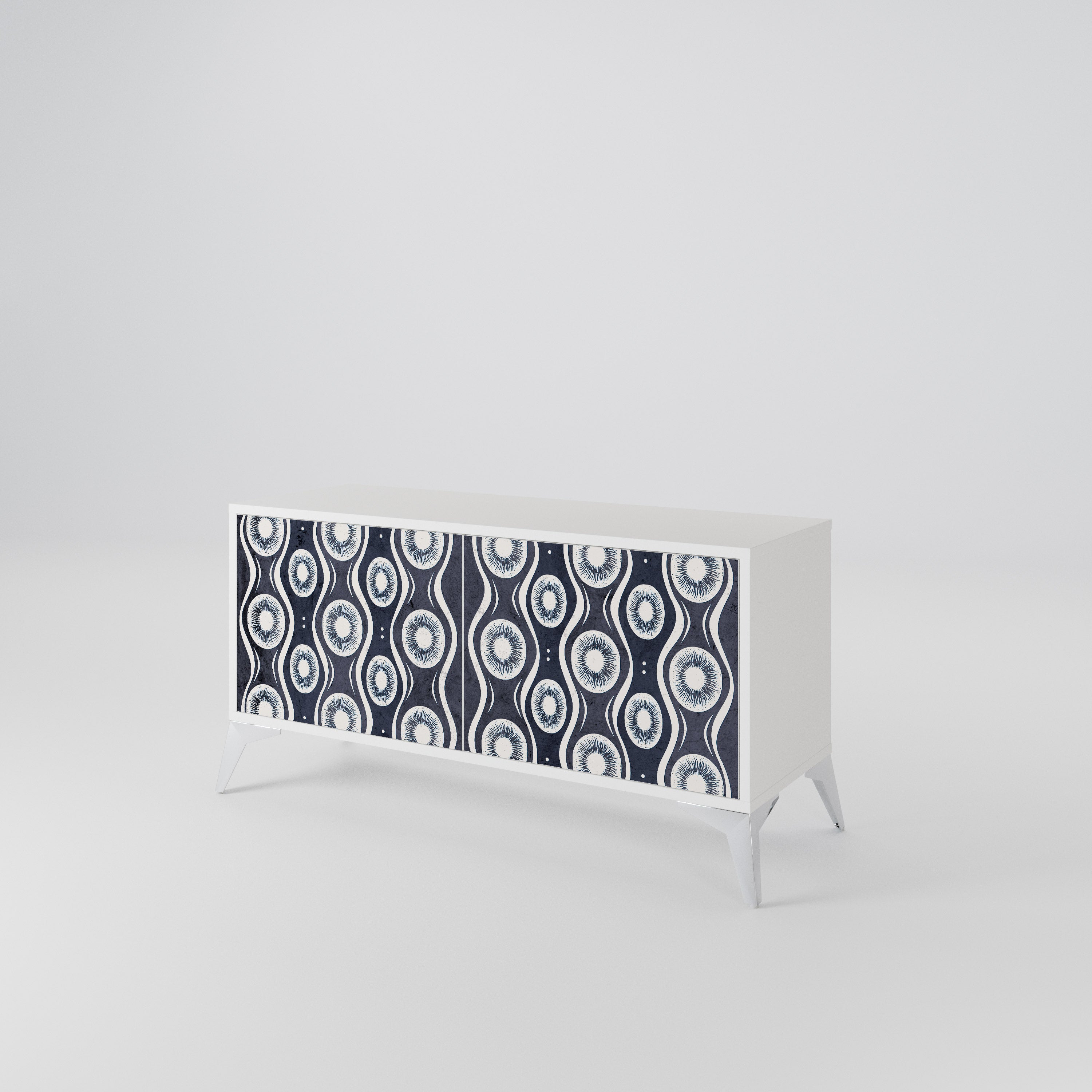 GRAPHITE EYES Compact 2-Door TV Cabinet