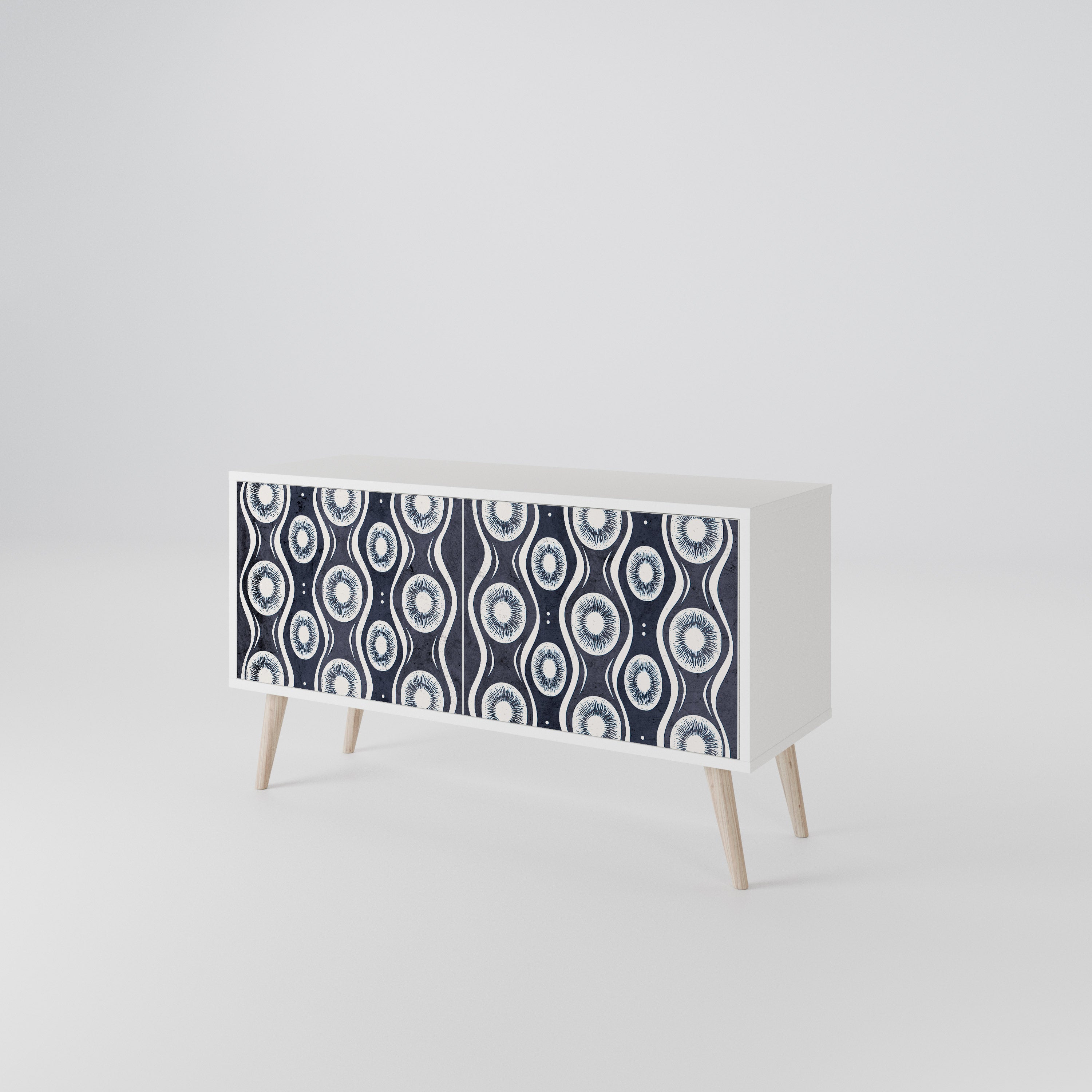 GRAPHITE EYES Compact 2-Door TV Cabinet