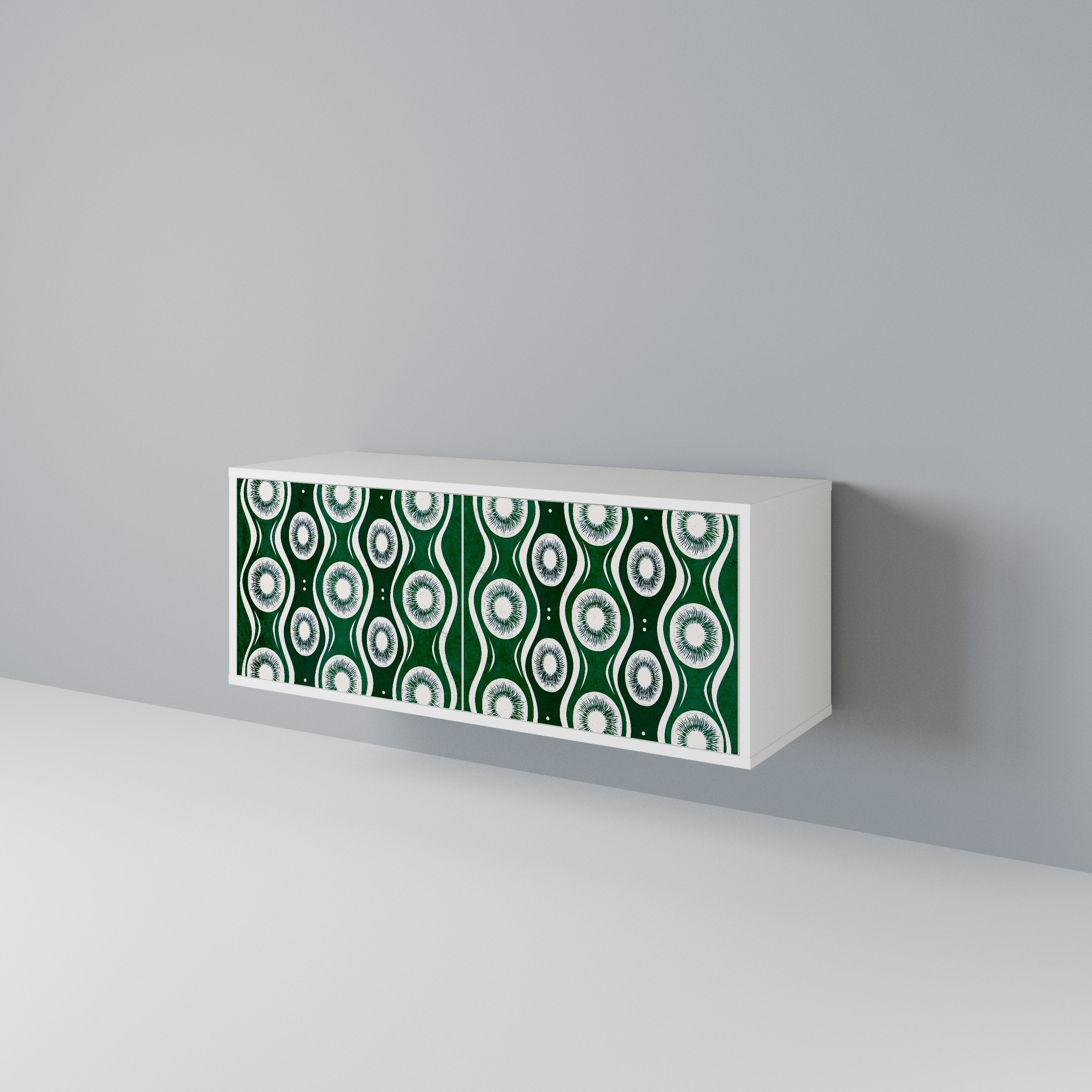 GREEN EYES Compact 2-Door TV Cabinet