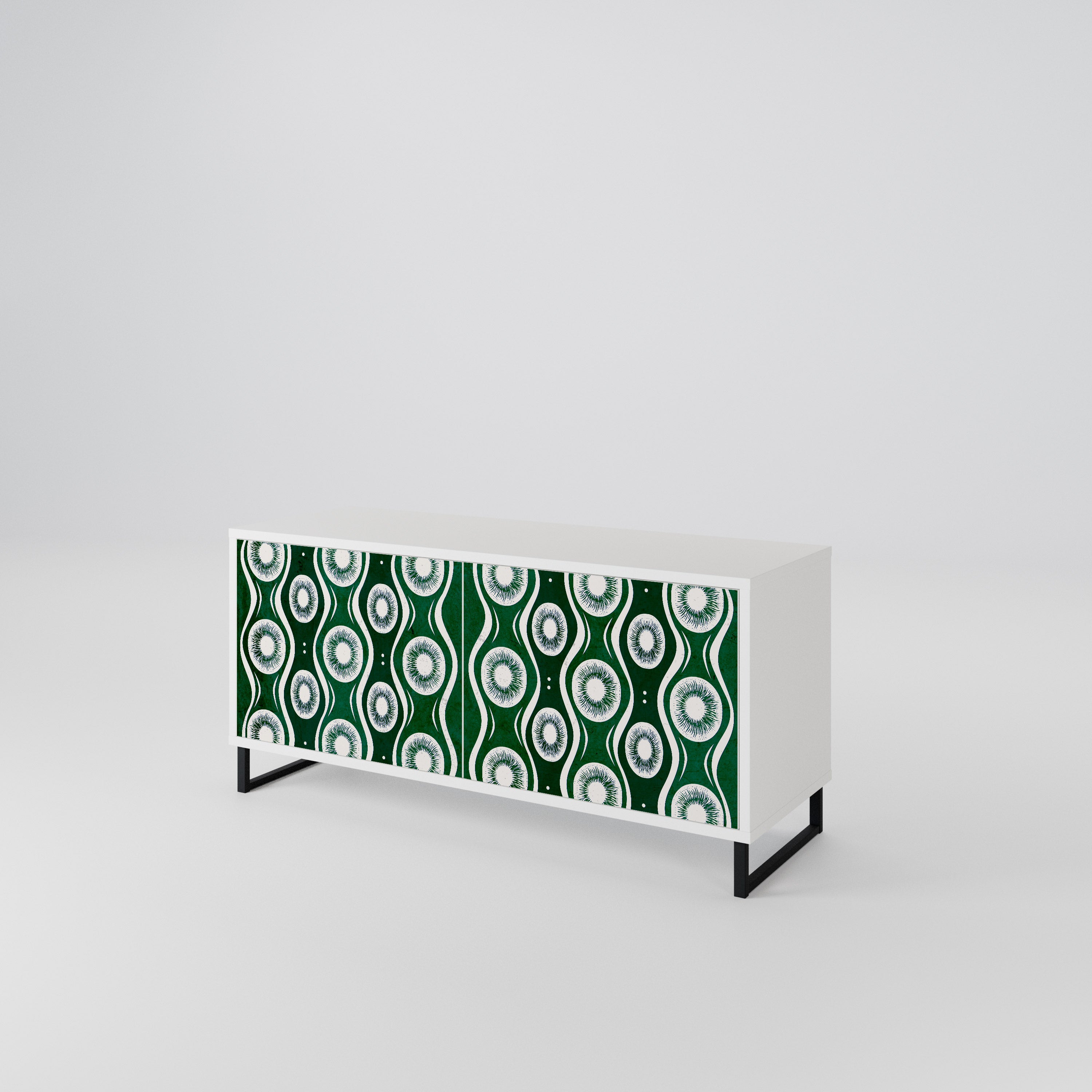 GREEN EYES Compact 2-Door TV Cabinet