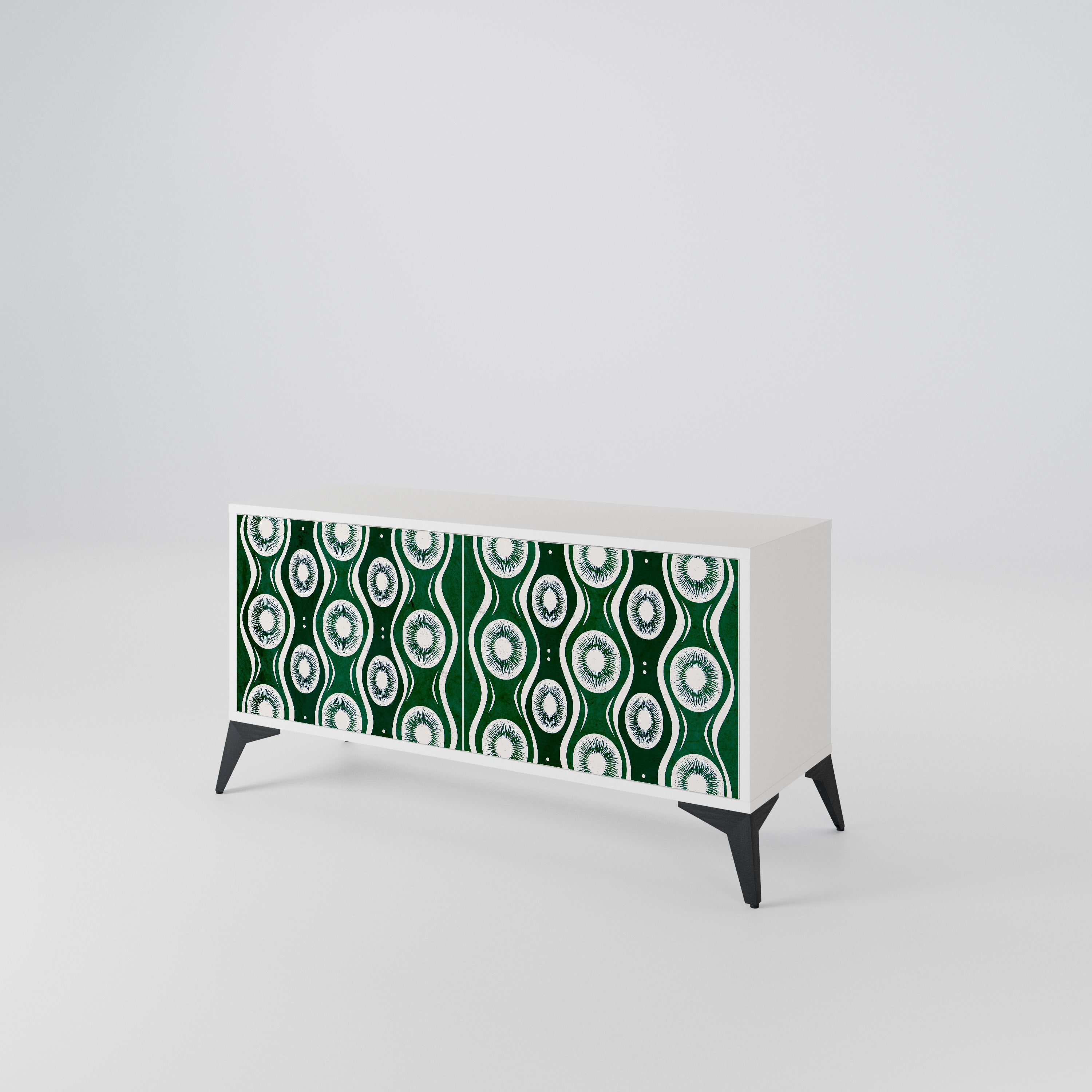 GREEN EYES Compact 2-Door TV Cabinet