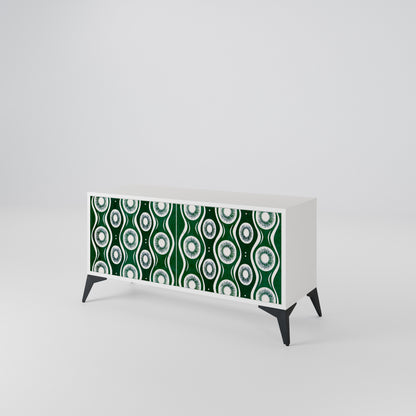 GREEN EYES Compact 2-Door TV Cabinet