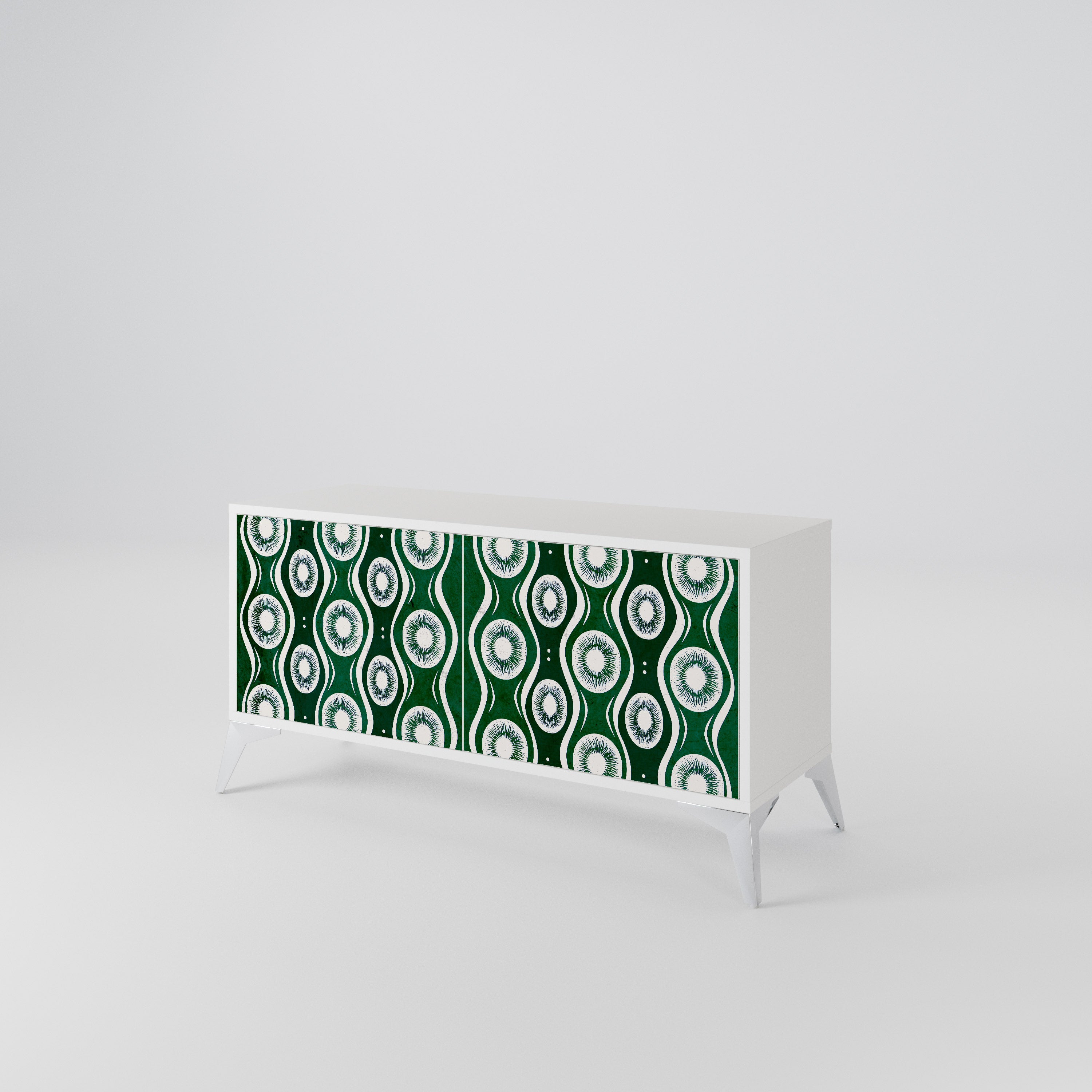 GREEN EYES Compact 2-Door TV Cabinet
