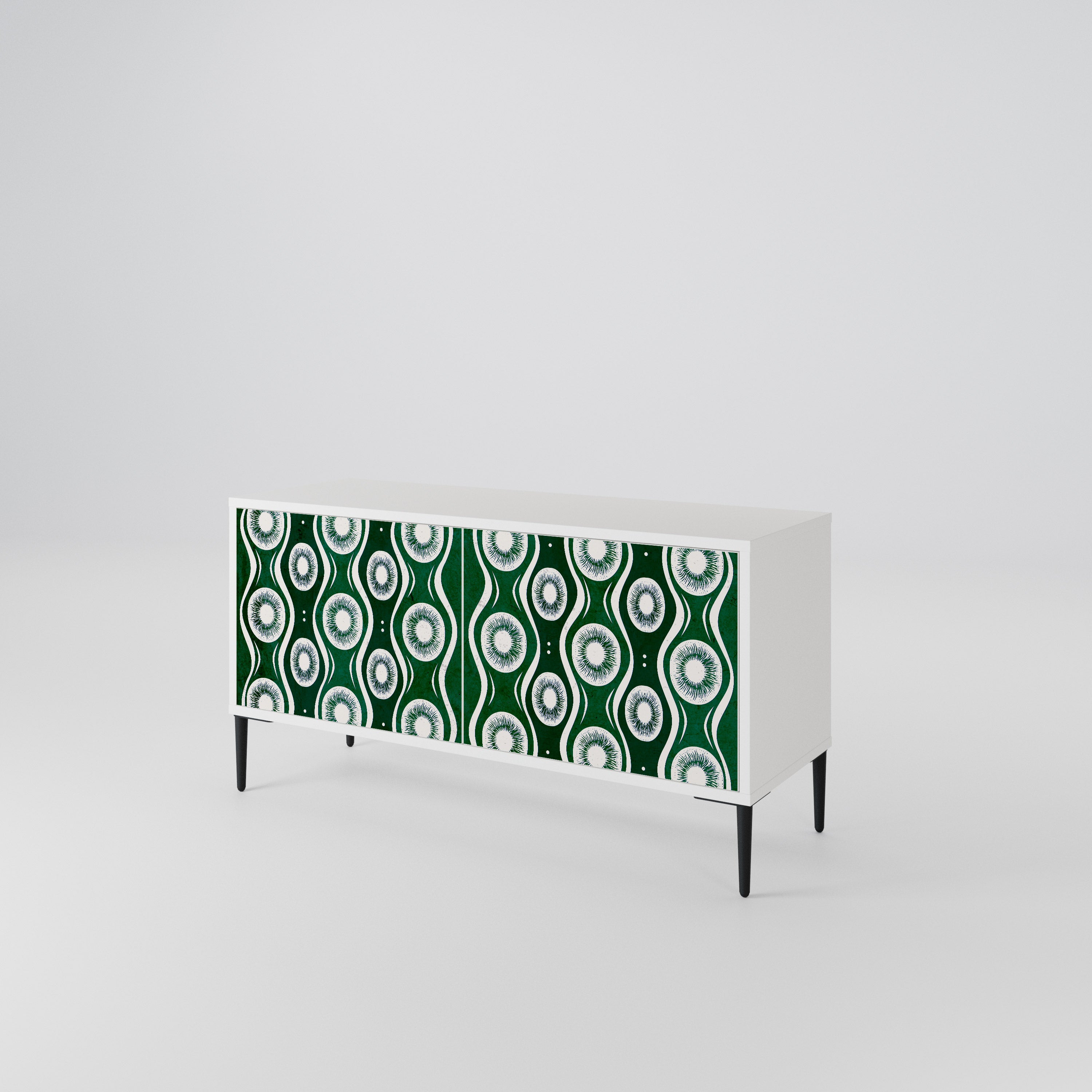 GREEN EYES Compact 2-Door TV Cabinet