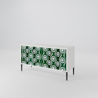 GREEN EYES Compact 2-Door TV Cabinet