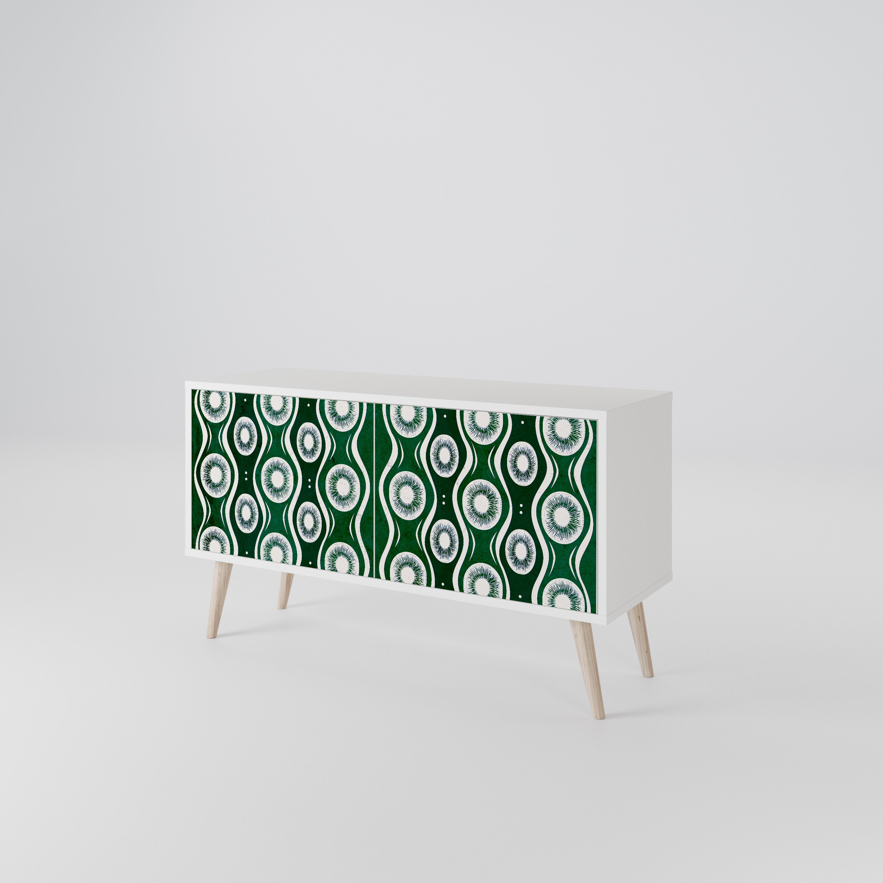 GREEN EYES Compact 2-Door TV Cabinet