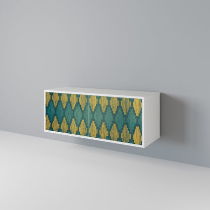 POLYGONS Compact 2-Door TV Cabinet