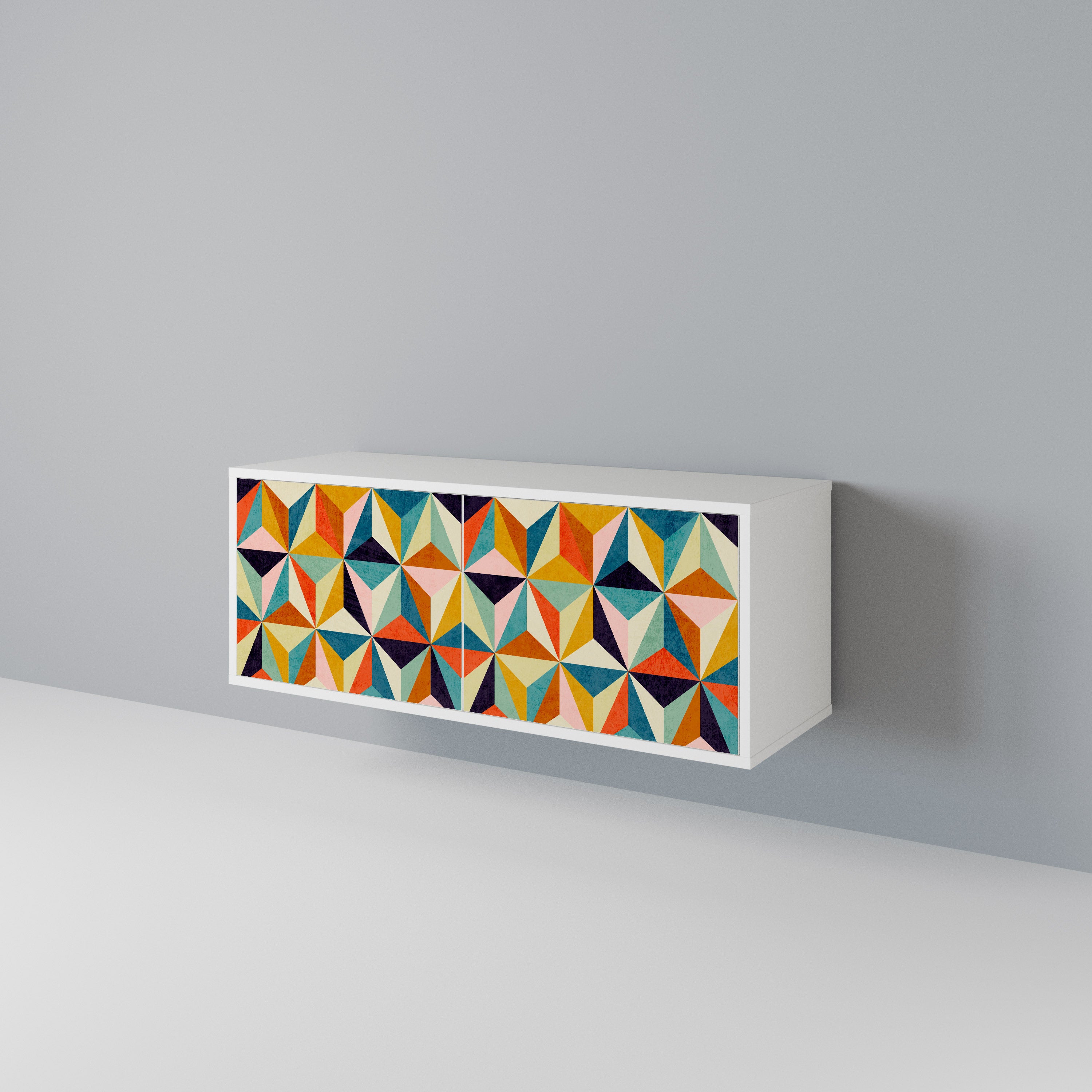 TESSELATE TREASURES Compact 2-Door TV Cabinet
