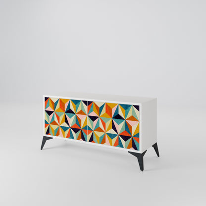 TESSELATE TREASURES Compact 2-Door TV Cabinet