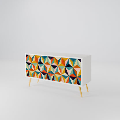 TESSELATE TREASURES Compact 2-Door TV Cabinet