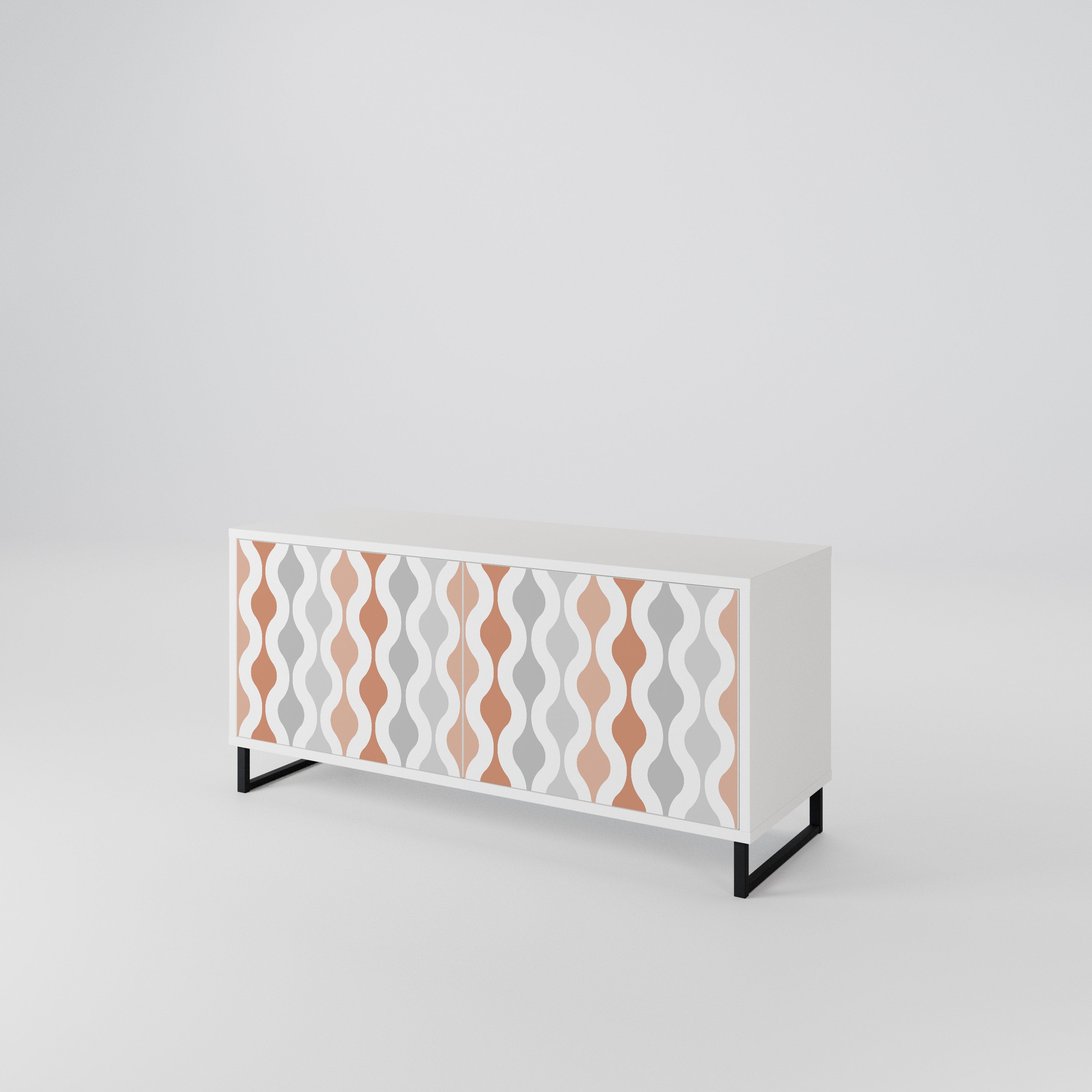 HAZY NOSTALGIA Compact 2-Door TV Cabinet