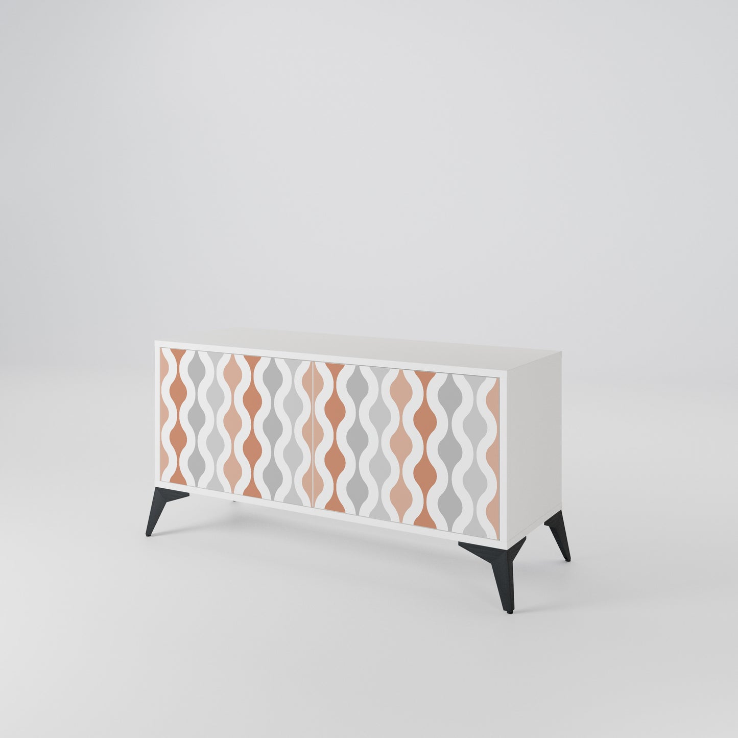 HAZY NOSTALGIA Compact 2-Door TV Cabinet