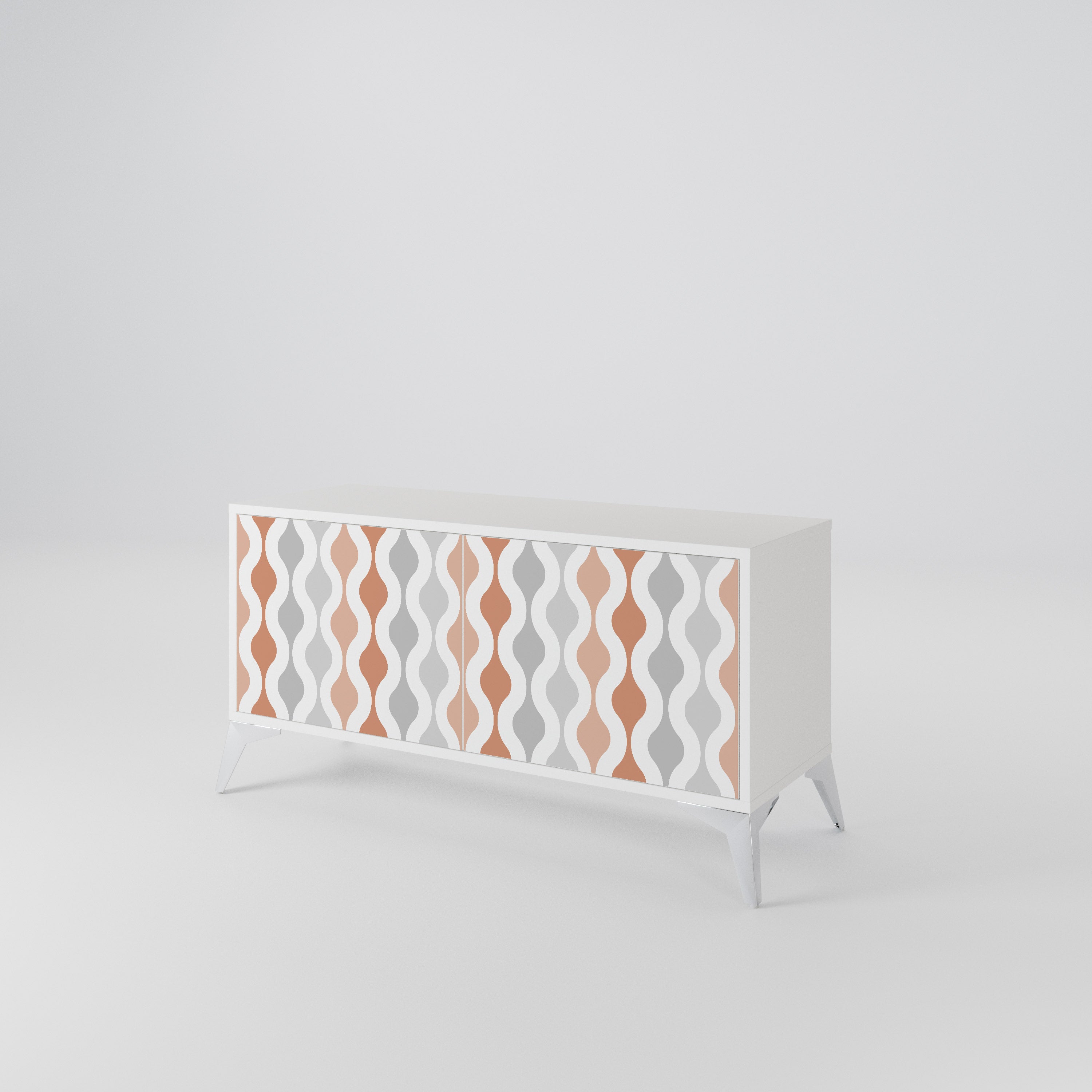 HAZY NOSTALGIA Compact 2-Door TV Cabinet