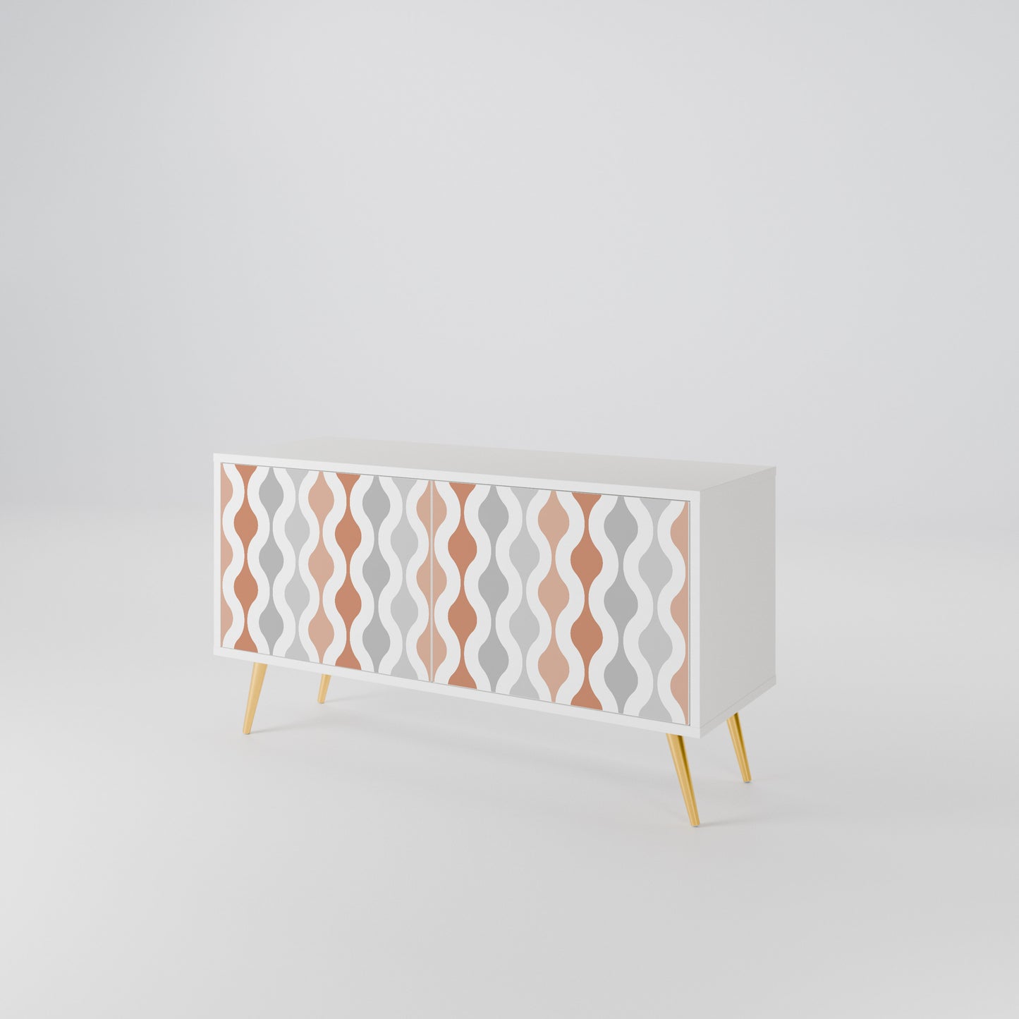HAZY NOSTALGIA Compact 2-Door TV Cabinet