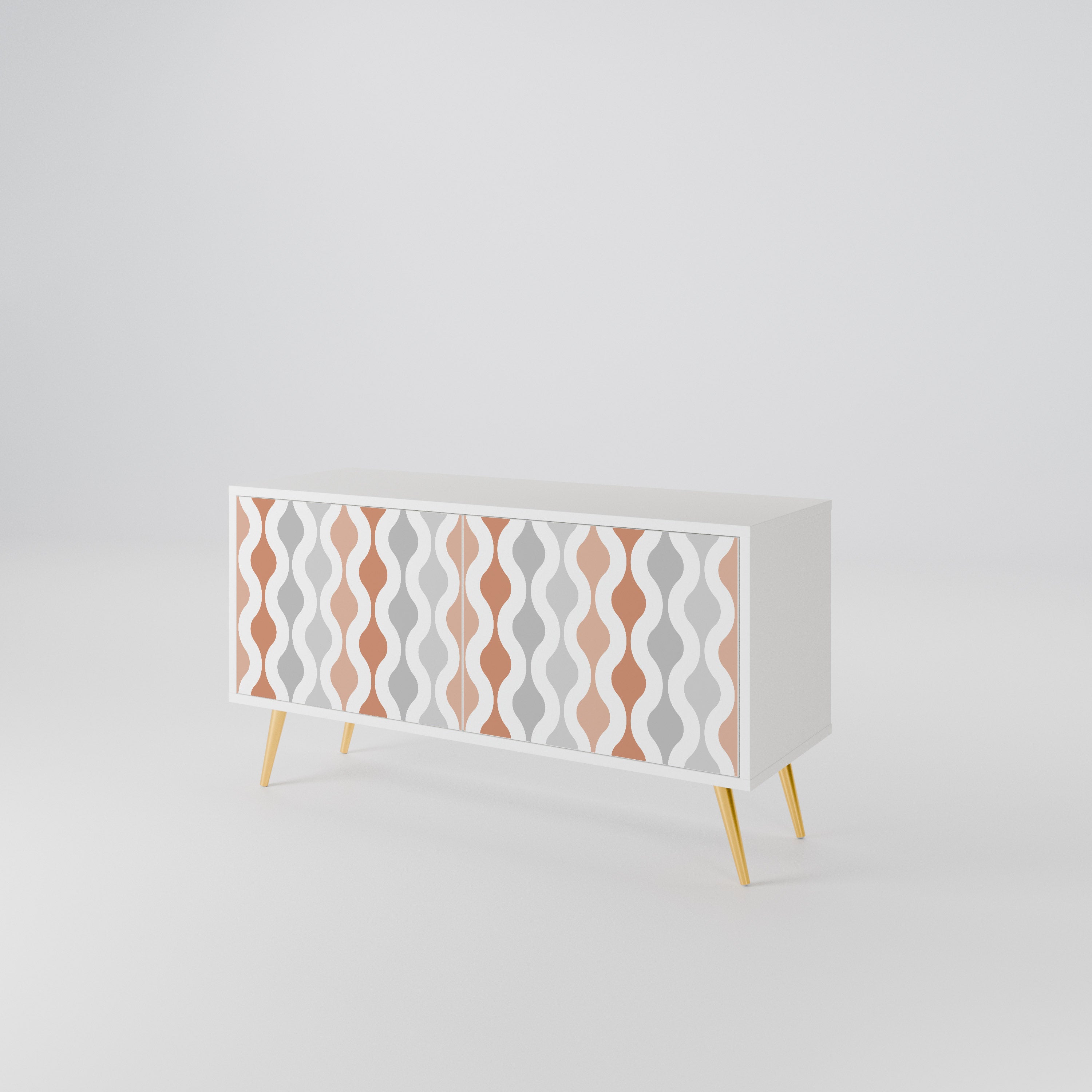 HAZY NOSTALGIA Compact 2-Door TV Cabinet