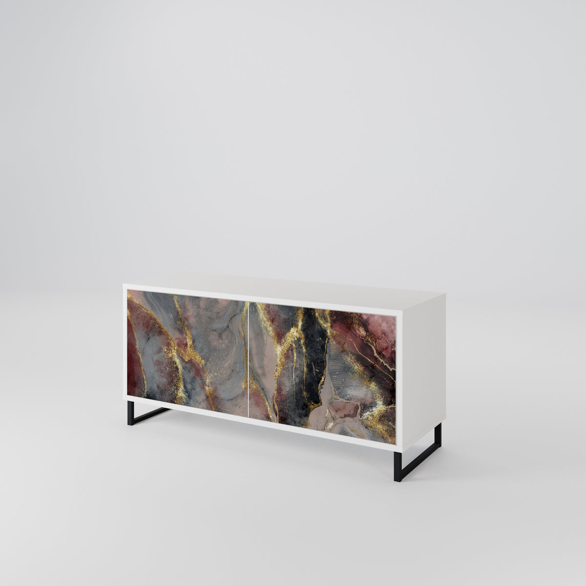 GOLDEN TIDES Compact 2-Door TV Cabinet