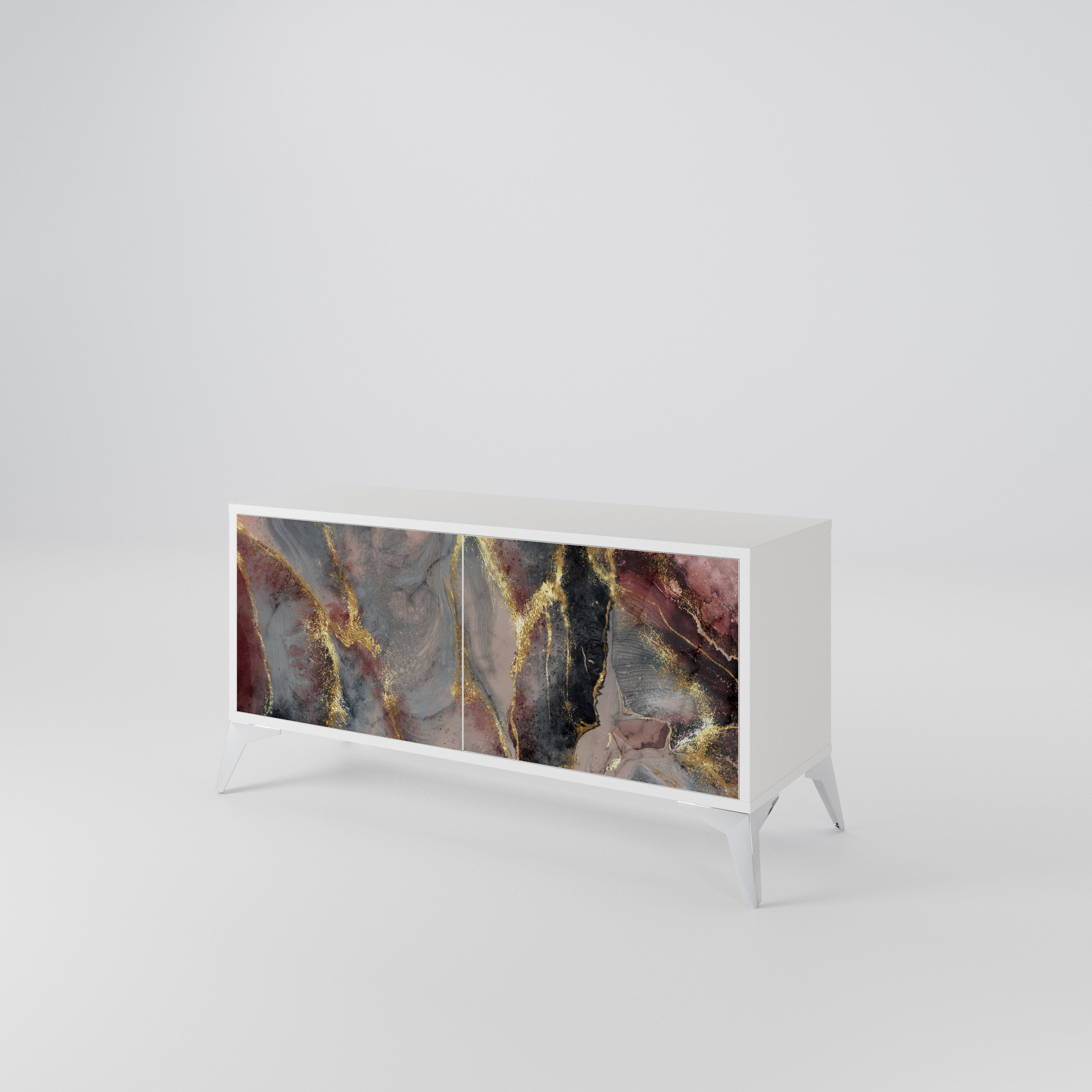 GOLDEN TIDES Compact 2-Door TV Cabinet