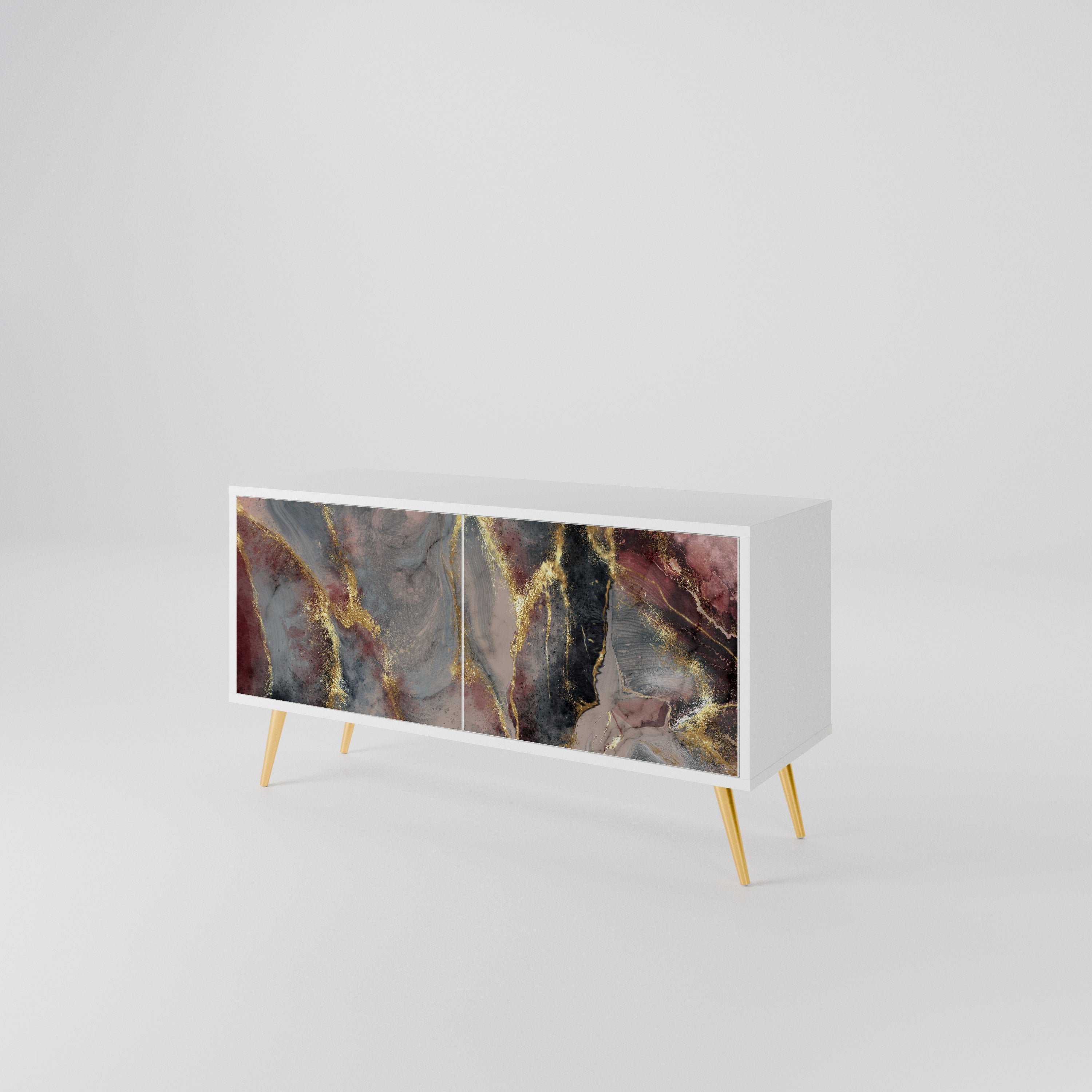 GOLDEN TIDES Compact 2-Door TV Cabinet
