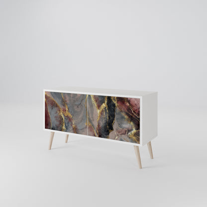 GOLDEN TIDES Compact 2-Door TV Cabinet