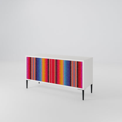 ETHNIC MEXICAN Compact 2-Door TV Cabinet