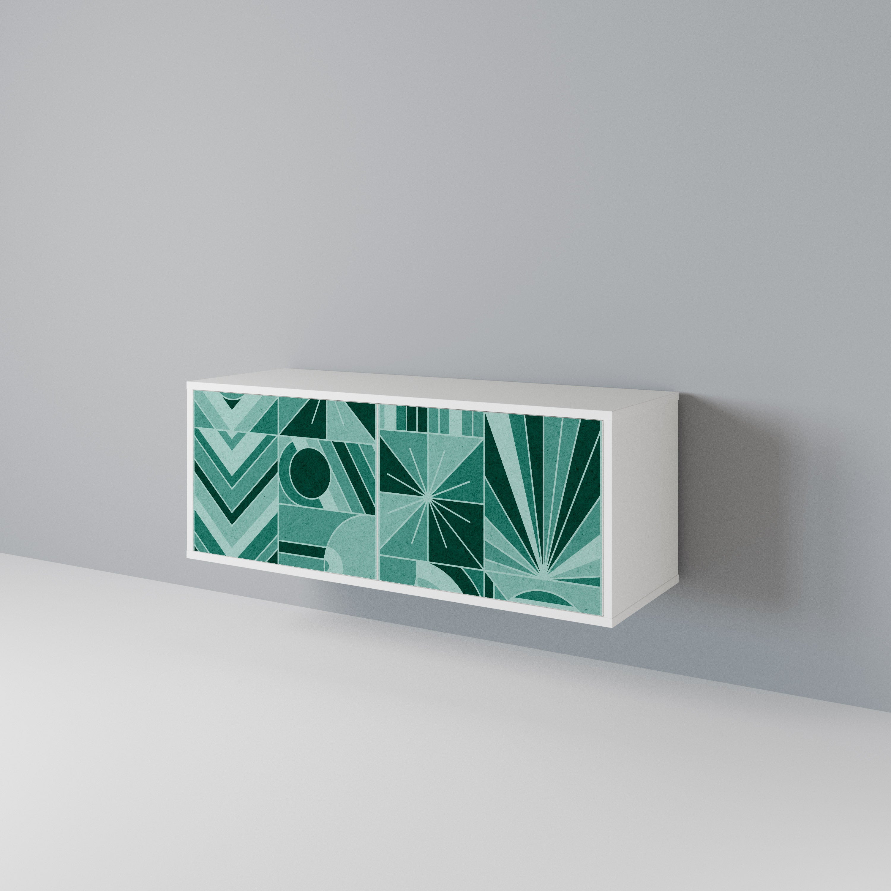 HARMONIC GRID Compact 2-Door TV Cabinet
