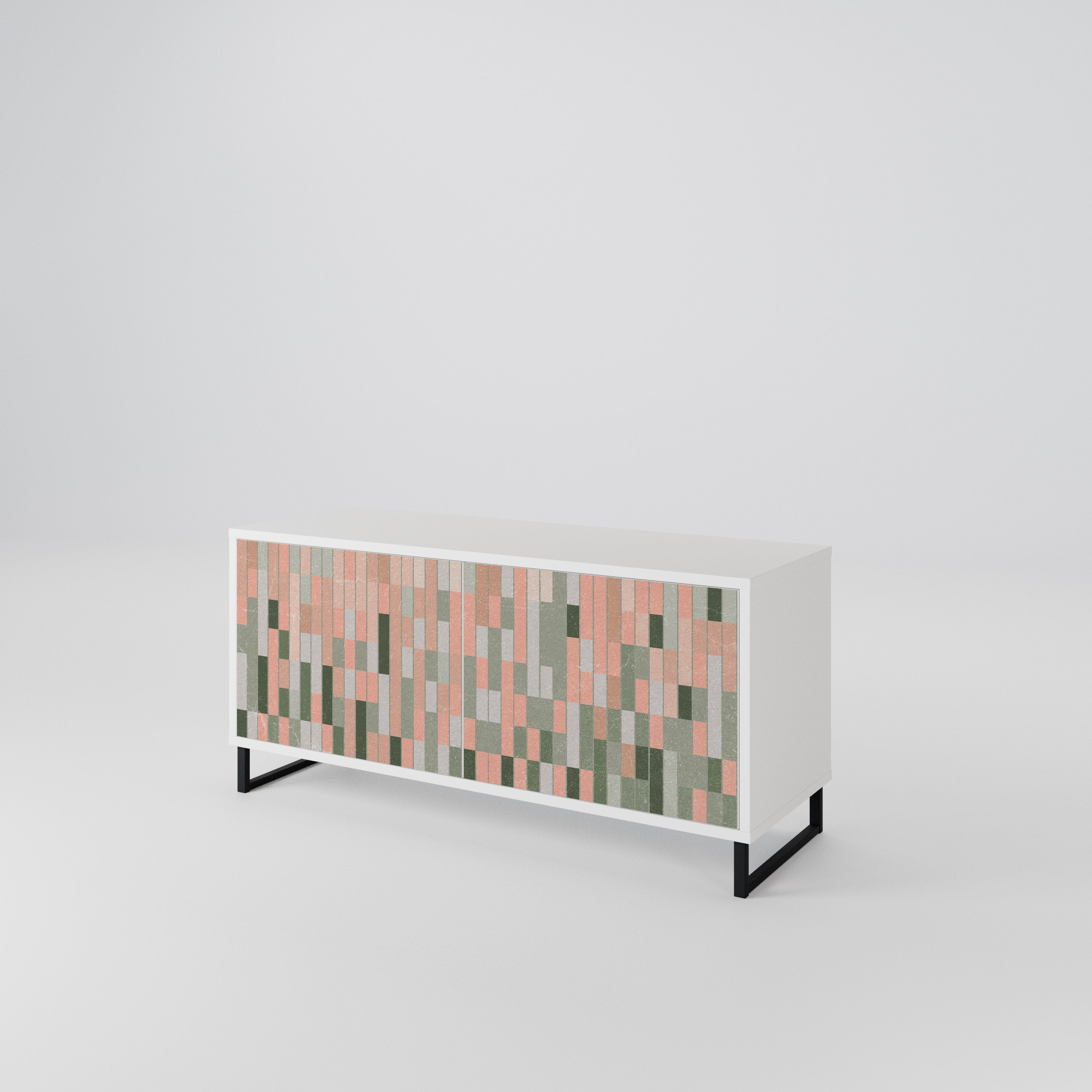 BUILDING THE FUTURE Compact 2-Door TV Cabinet