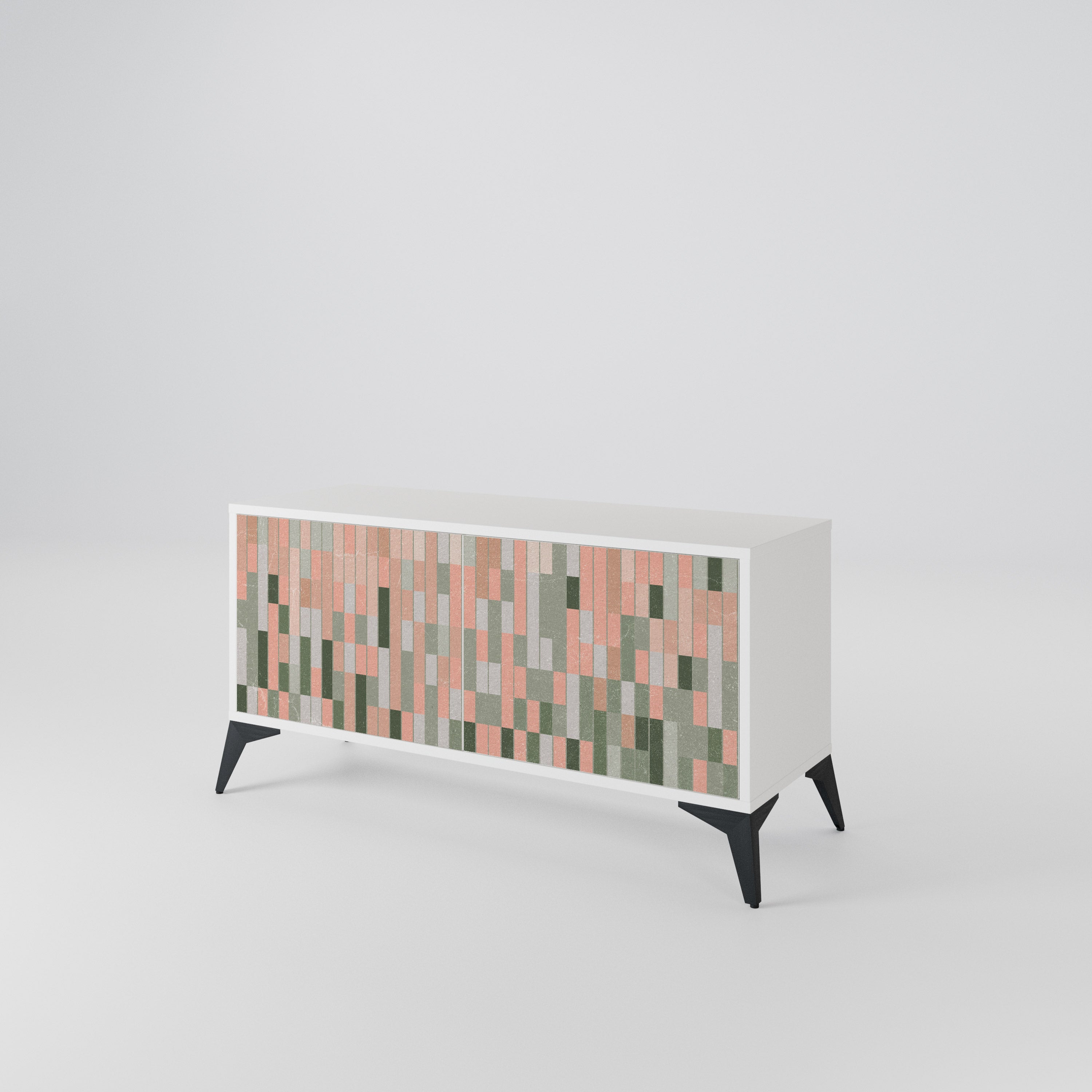 BUILDING THE FUTURE Compact 2-Door TV Cabinet