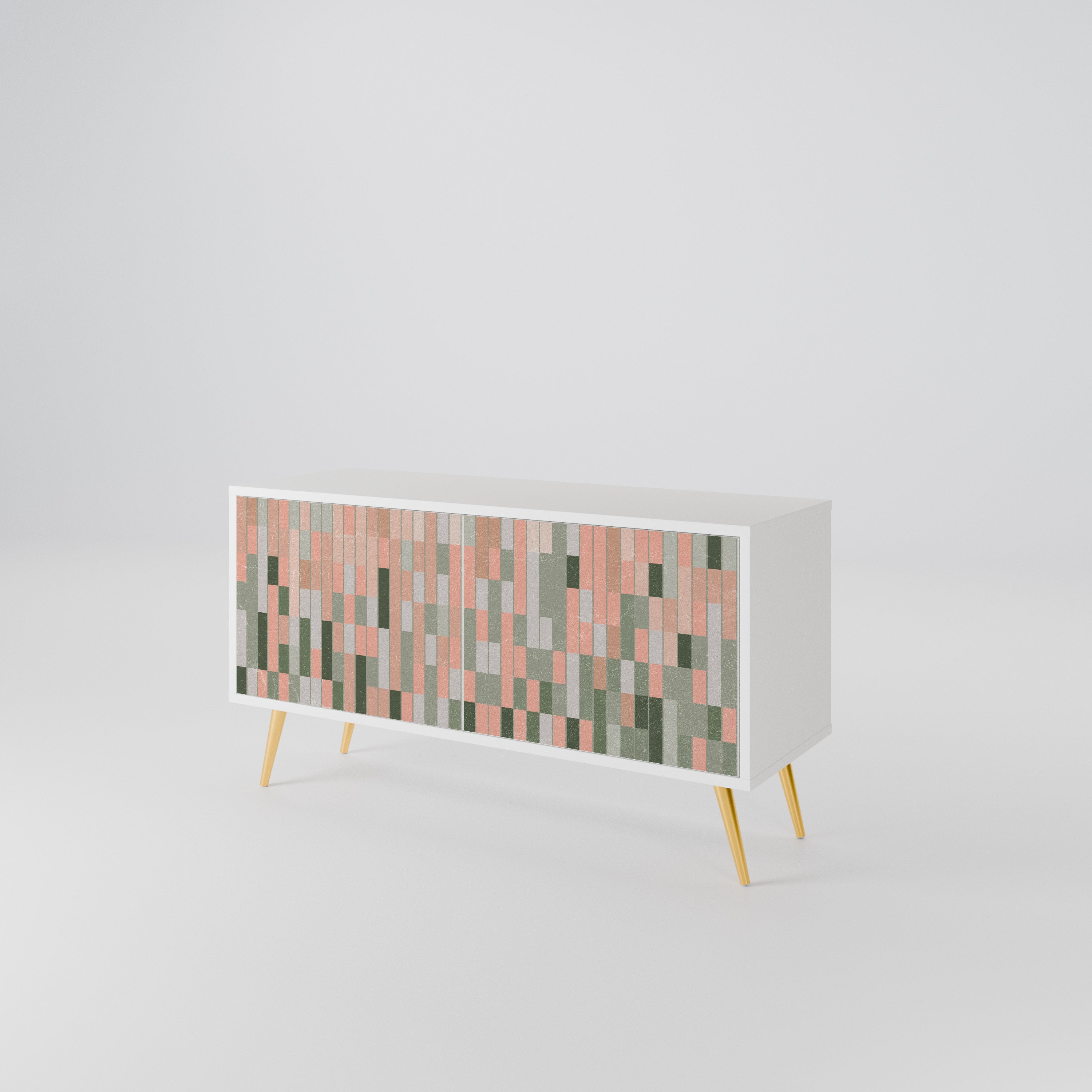BUILDING THE FUTURE Compact 2-Door TV Cabinet